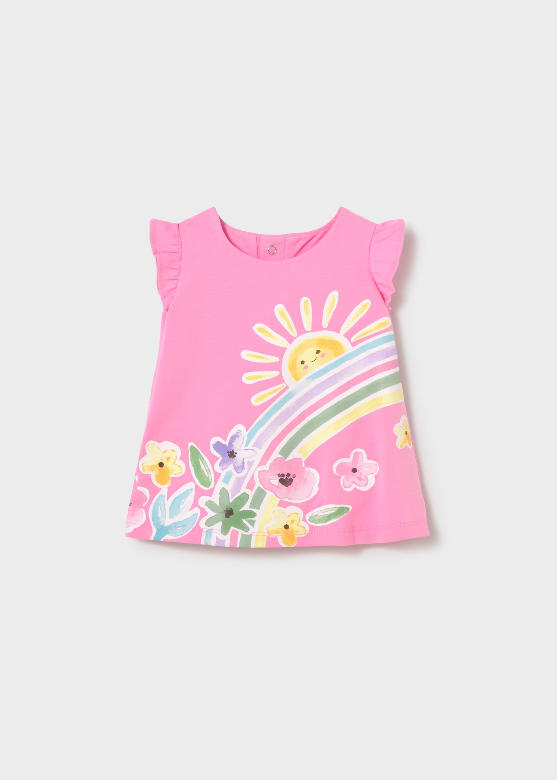 Printed knit dress newborn