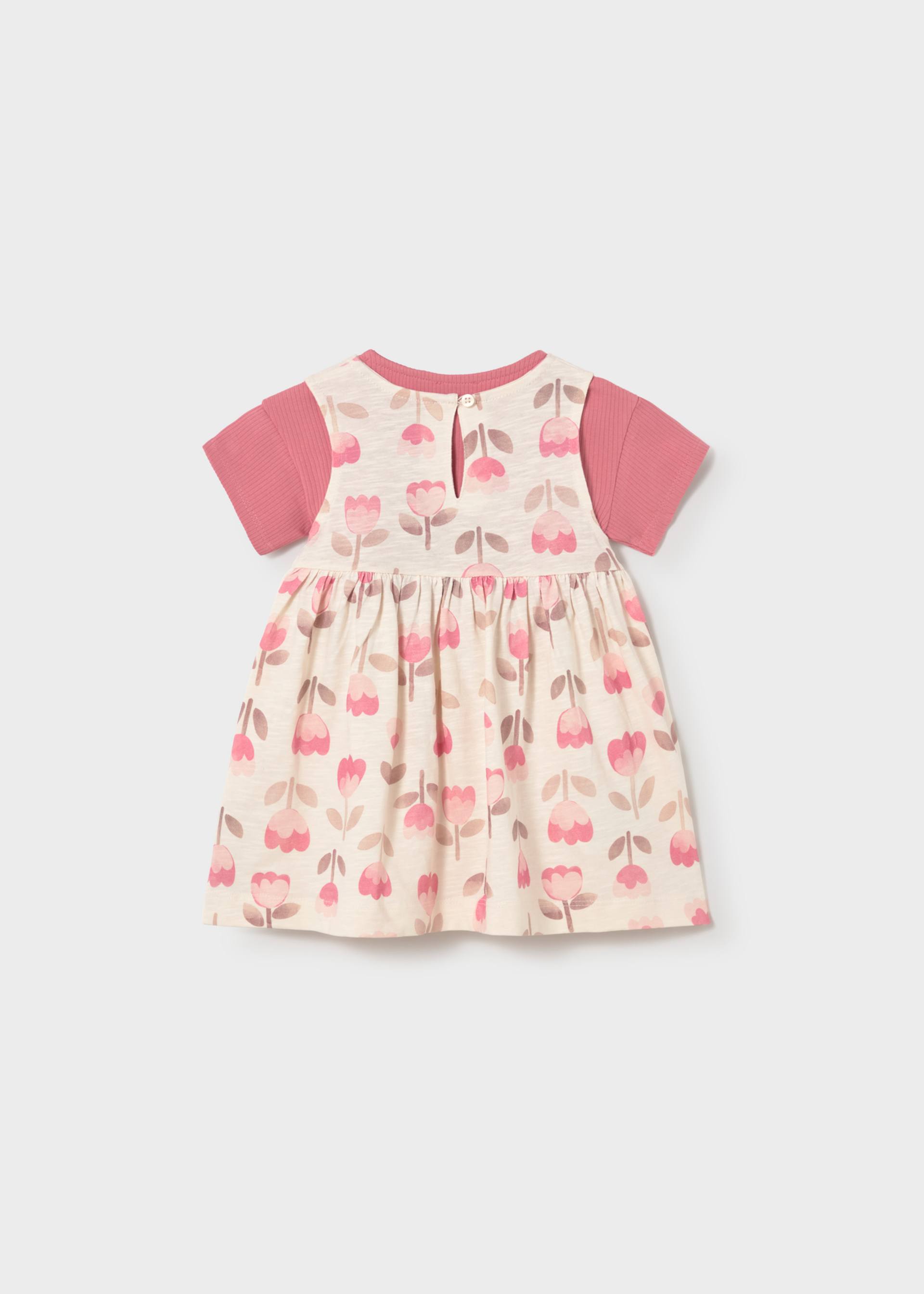 Robe imprimée avec veste bébé