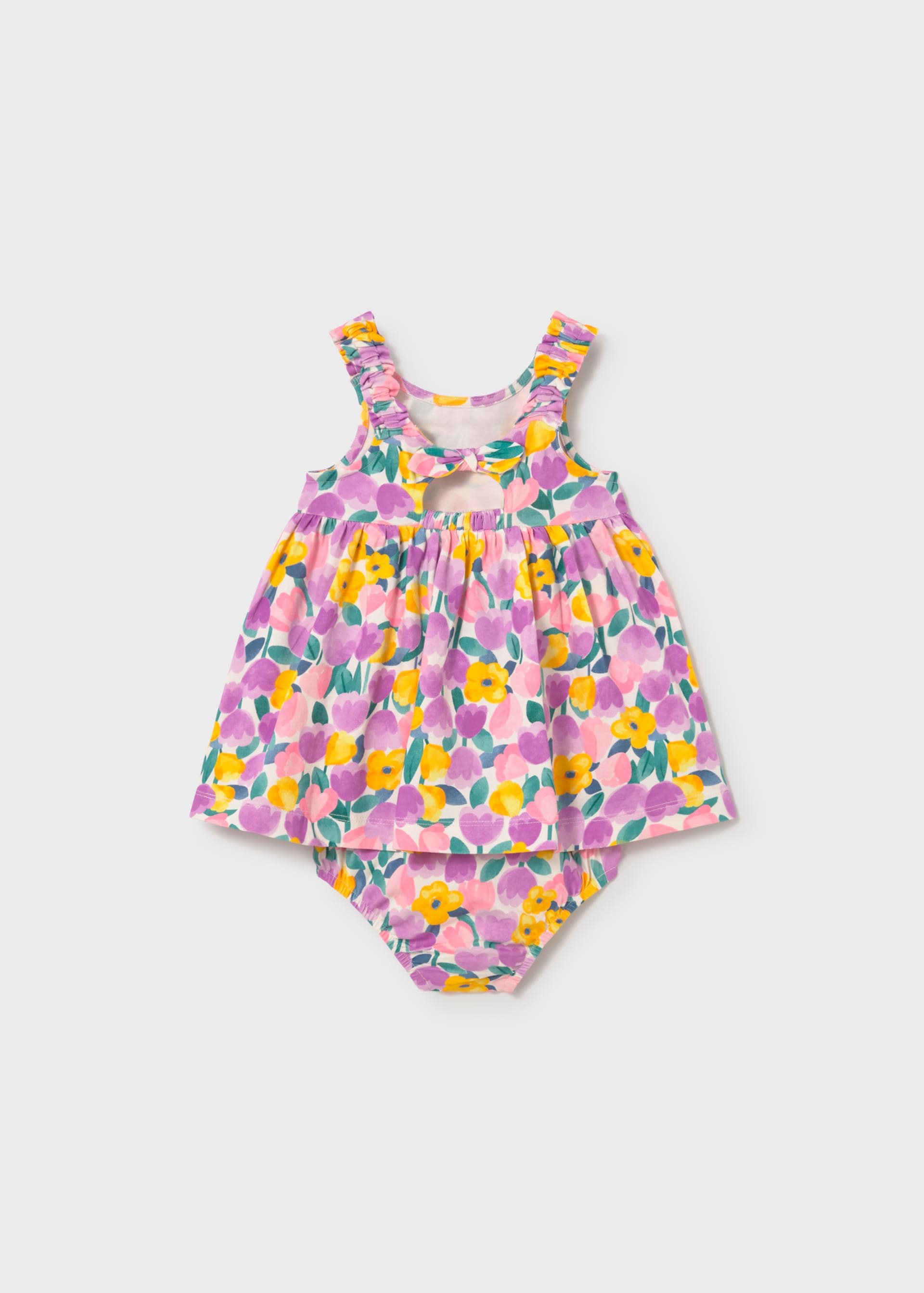 Robe imprimée avec bloomer bébé