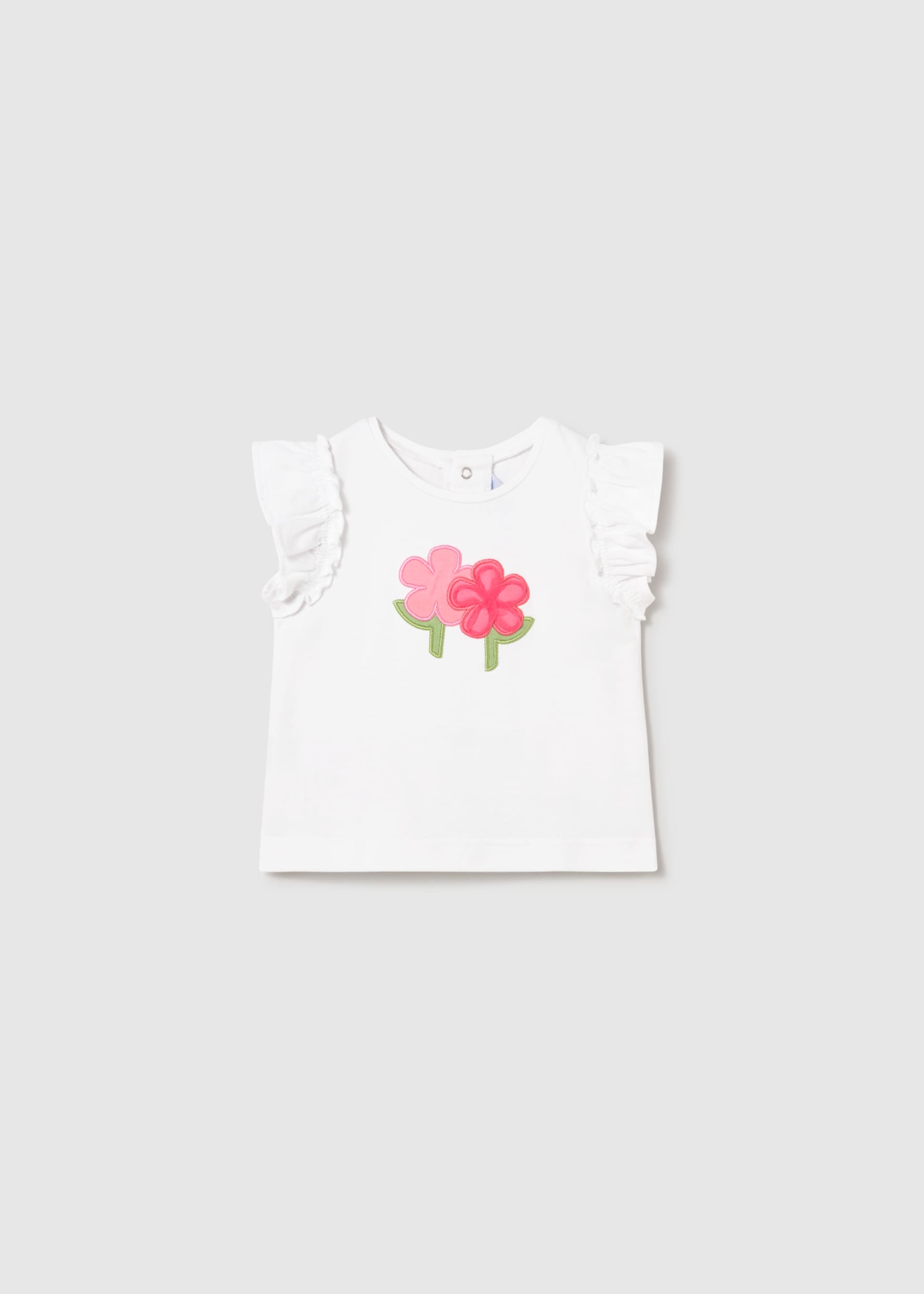 Playera flor bebé