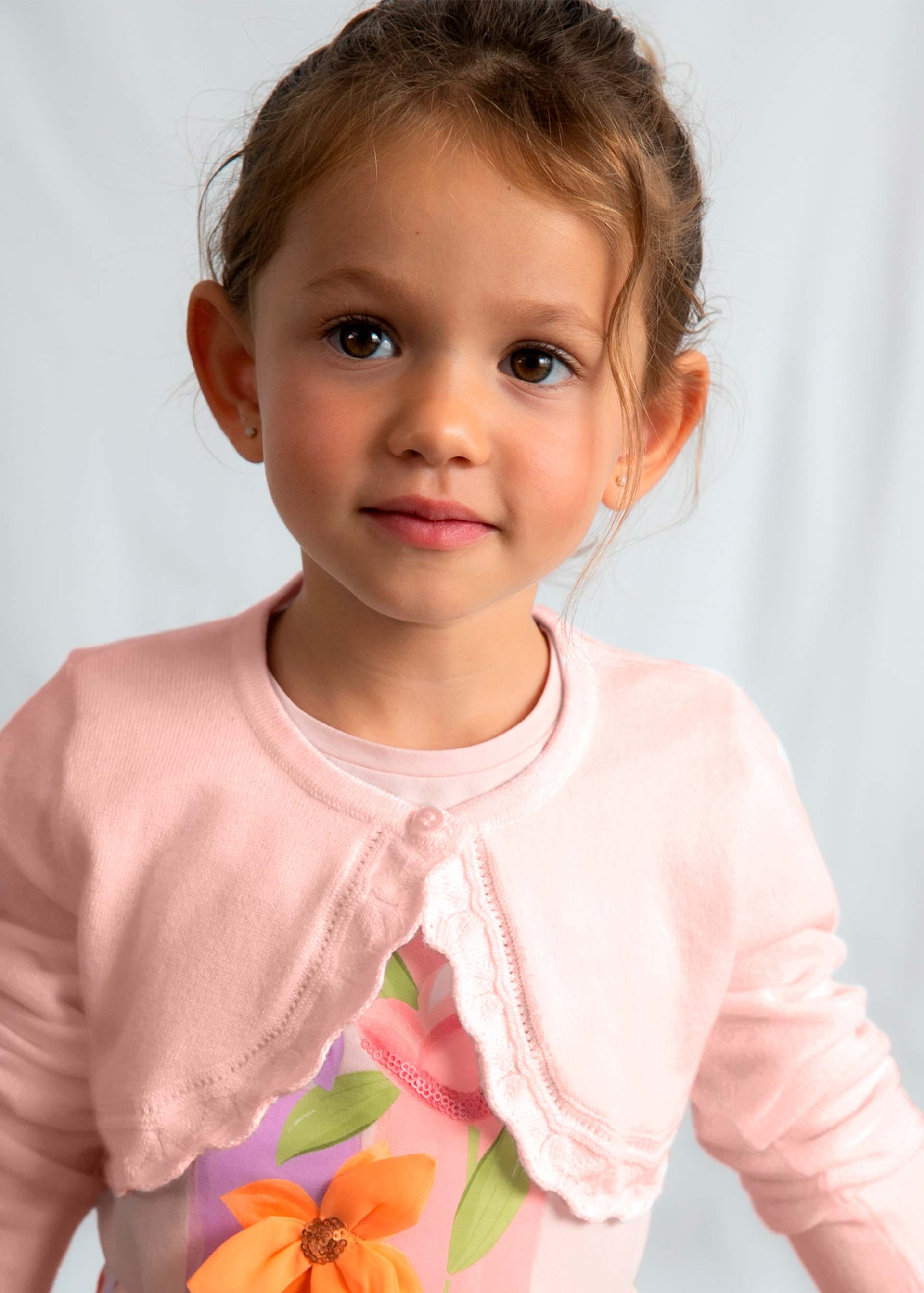 Bolero tricot básico niña