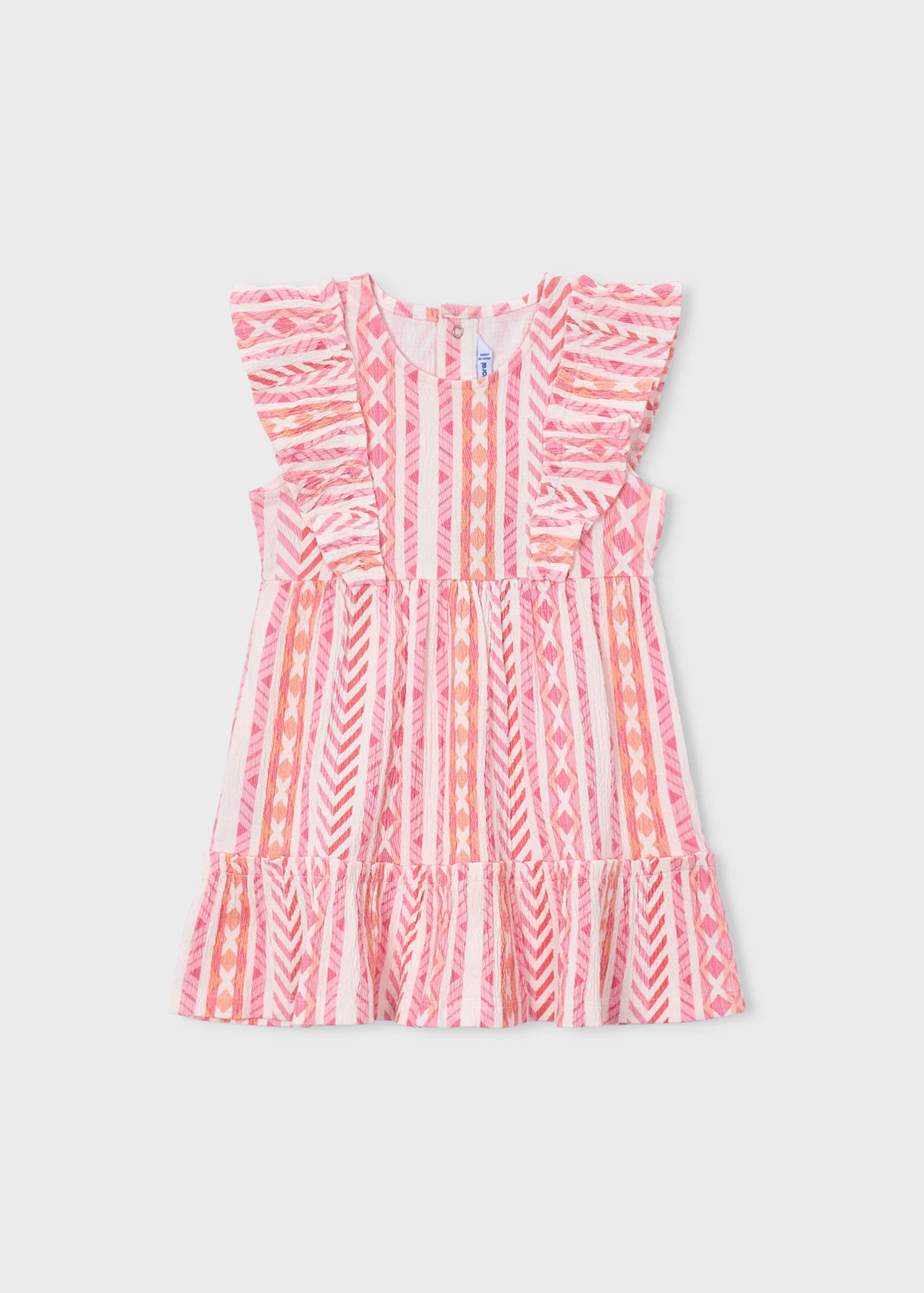 Vestido estampado punto niña