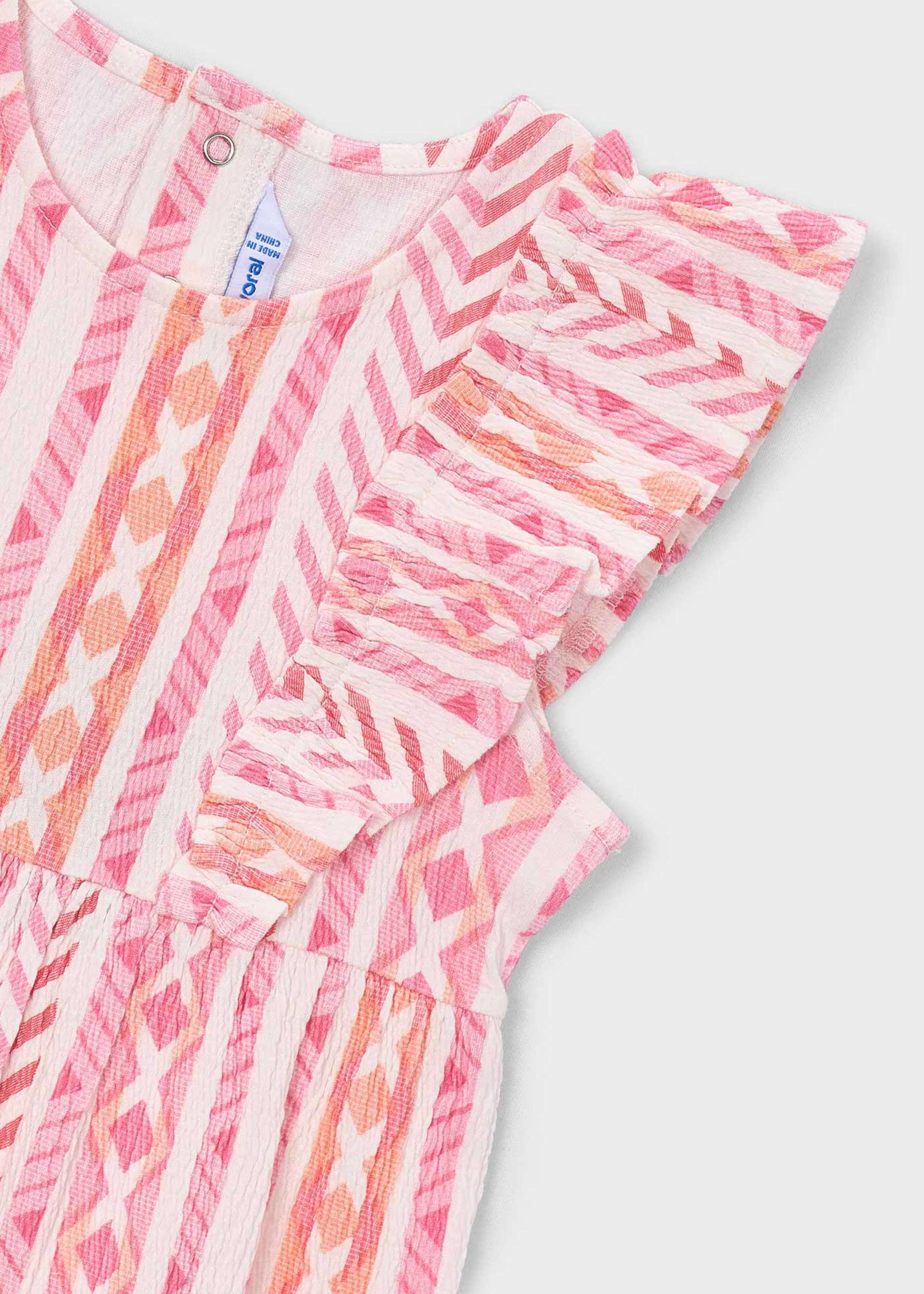 Vestito stampato punto bambina