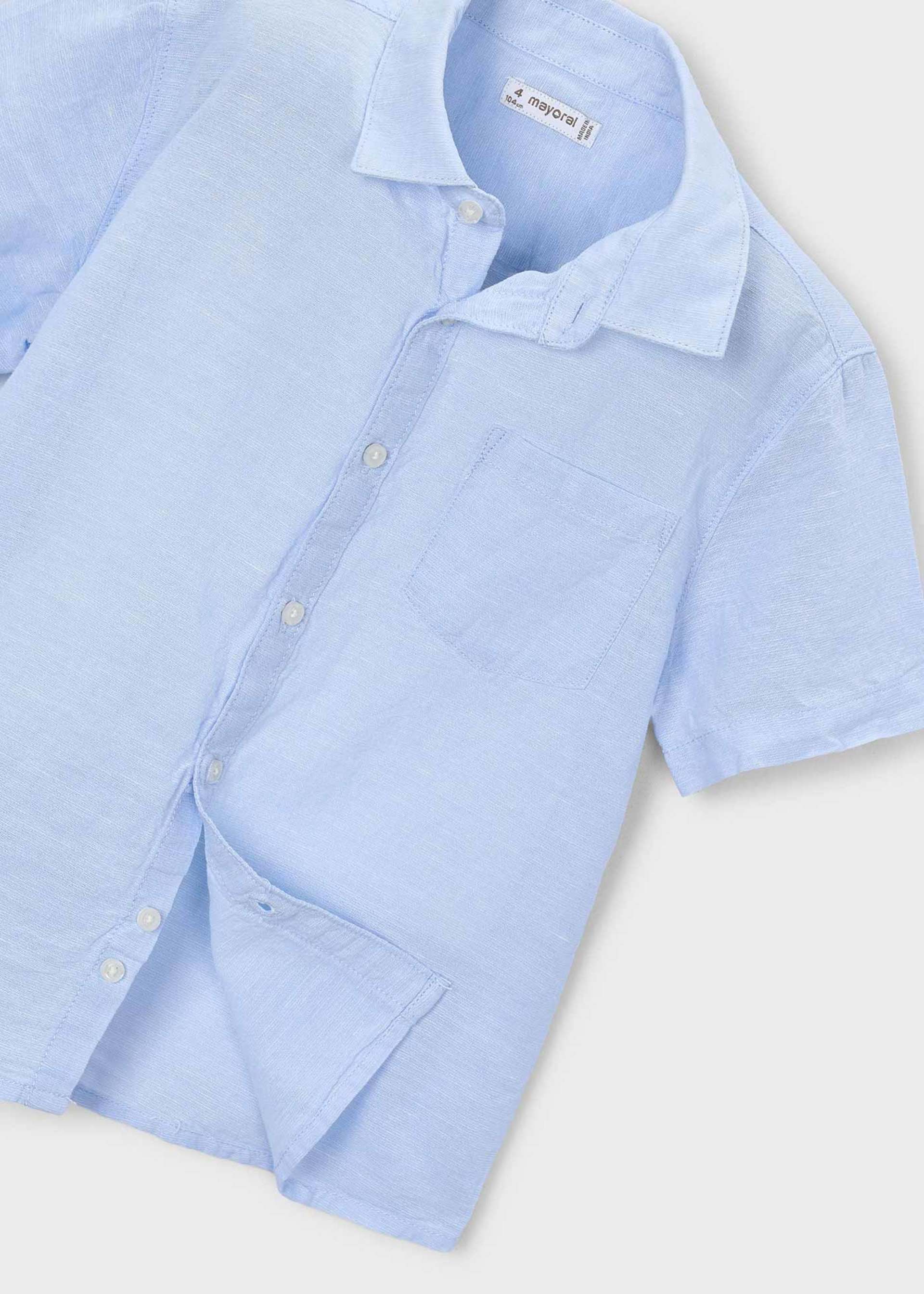 Camicia in lino bambino