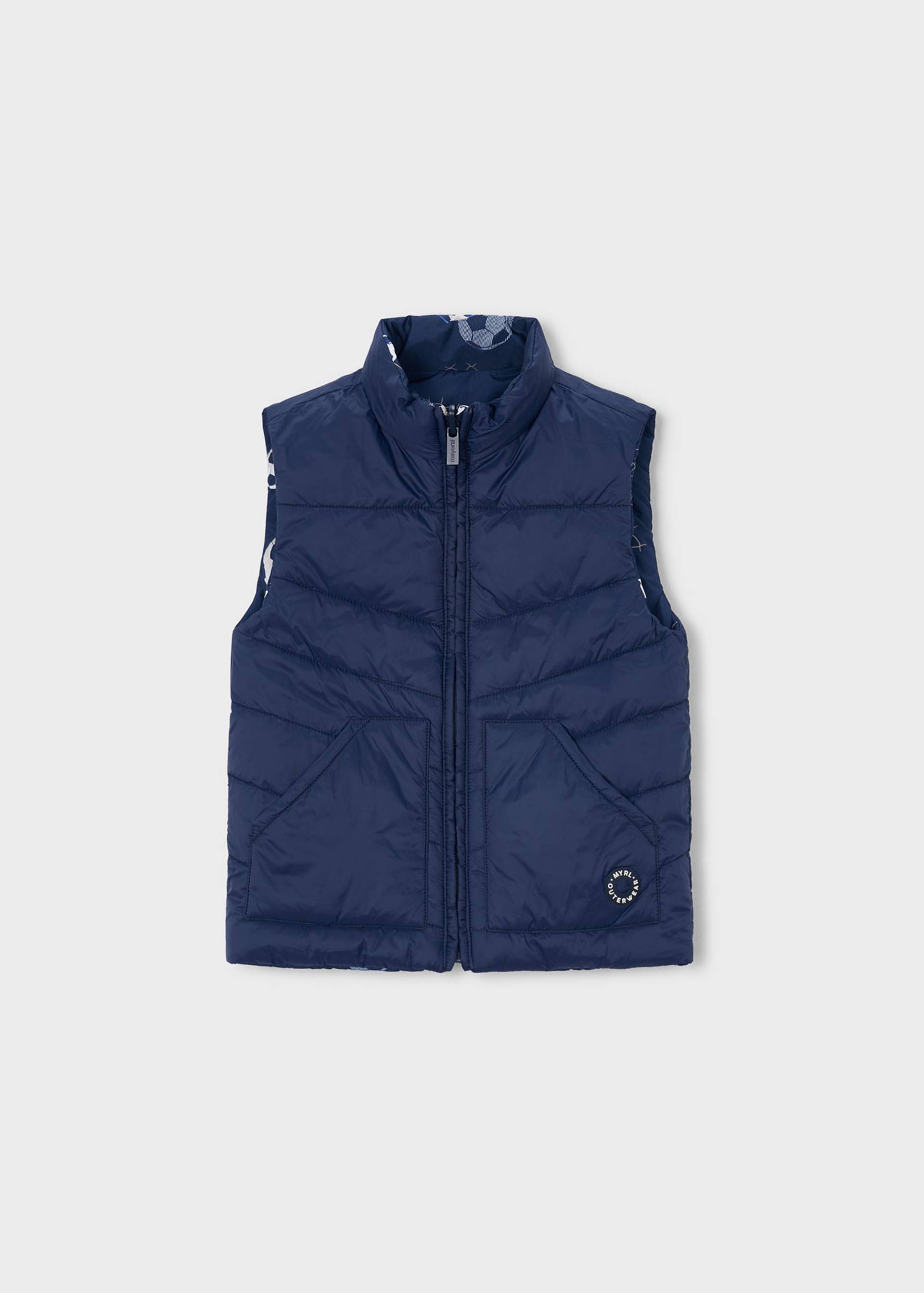 Gilet trapuntato revesibile bambino