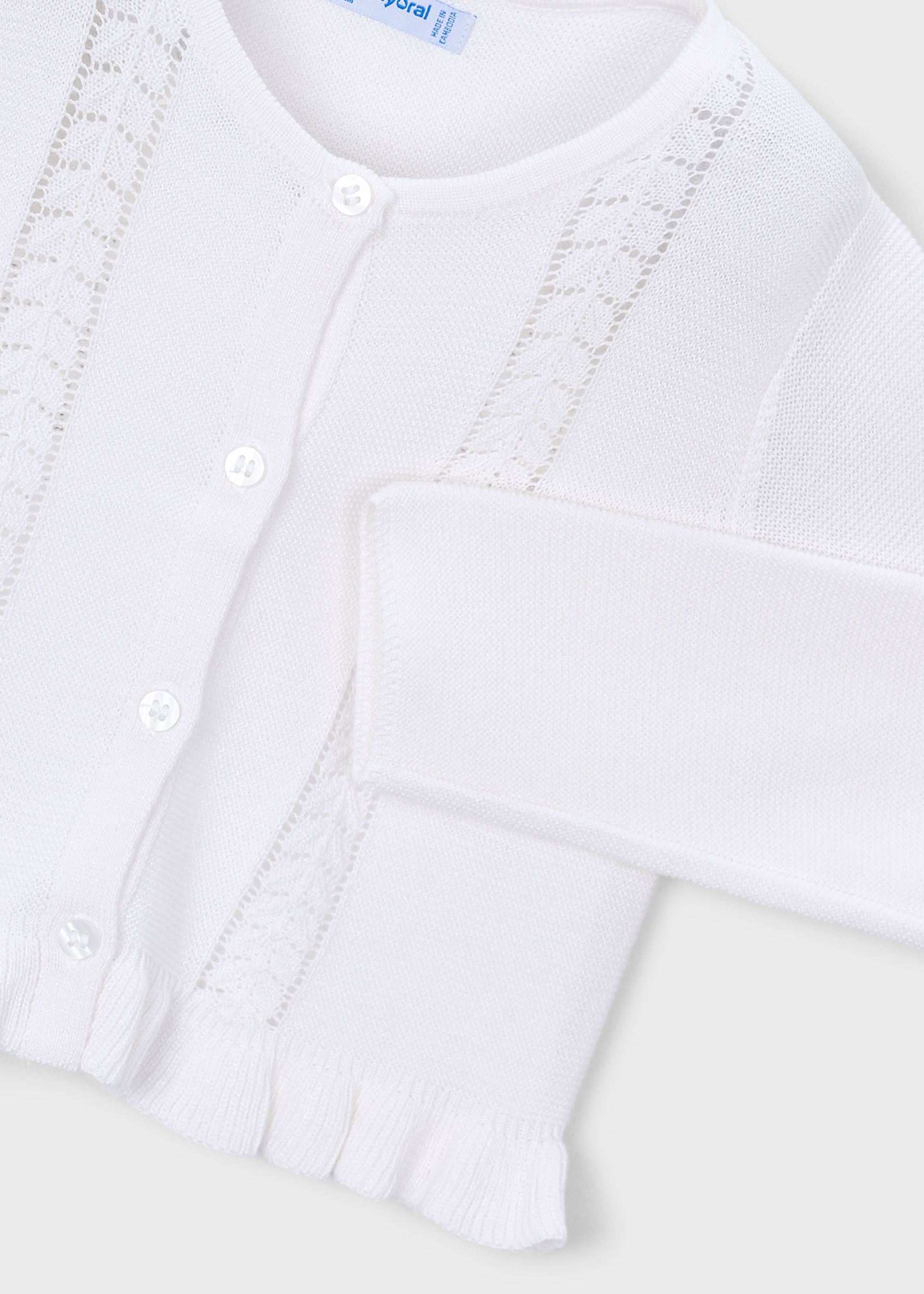 Cardigan tricoté fille