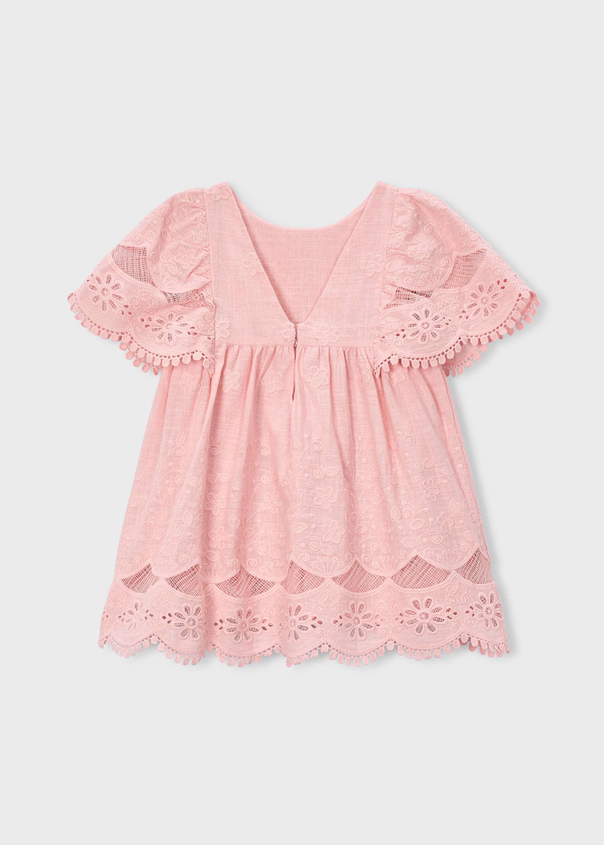 Embroidered formal girls dress