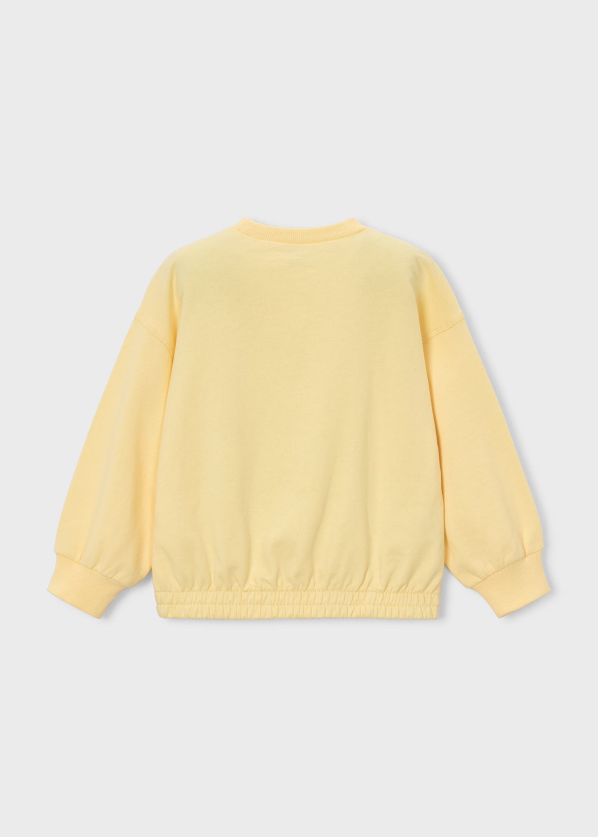 Girls' sweatshirt with embroidered letters