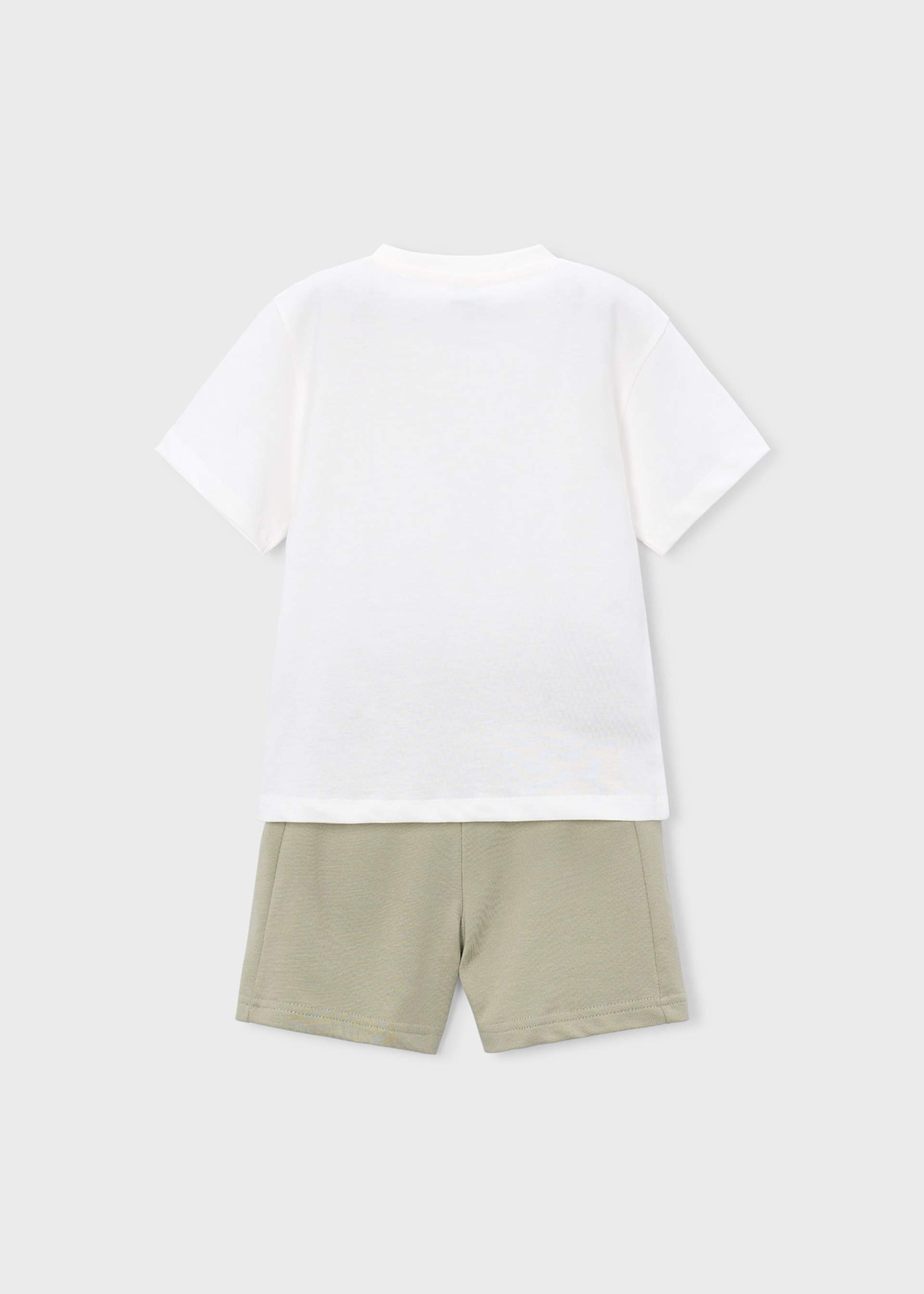 Completo bermuda e maglietta squali bambino