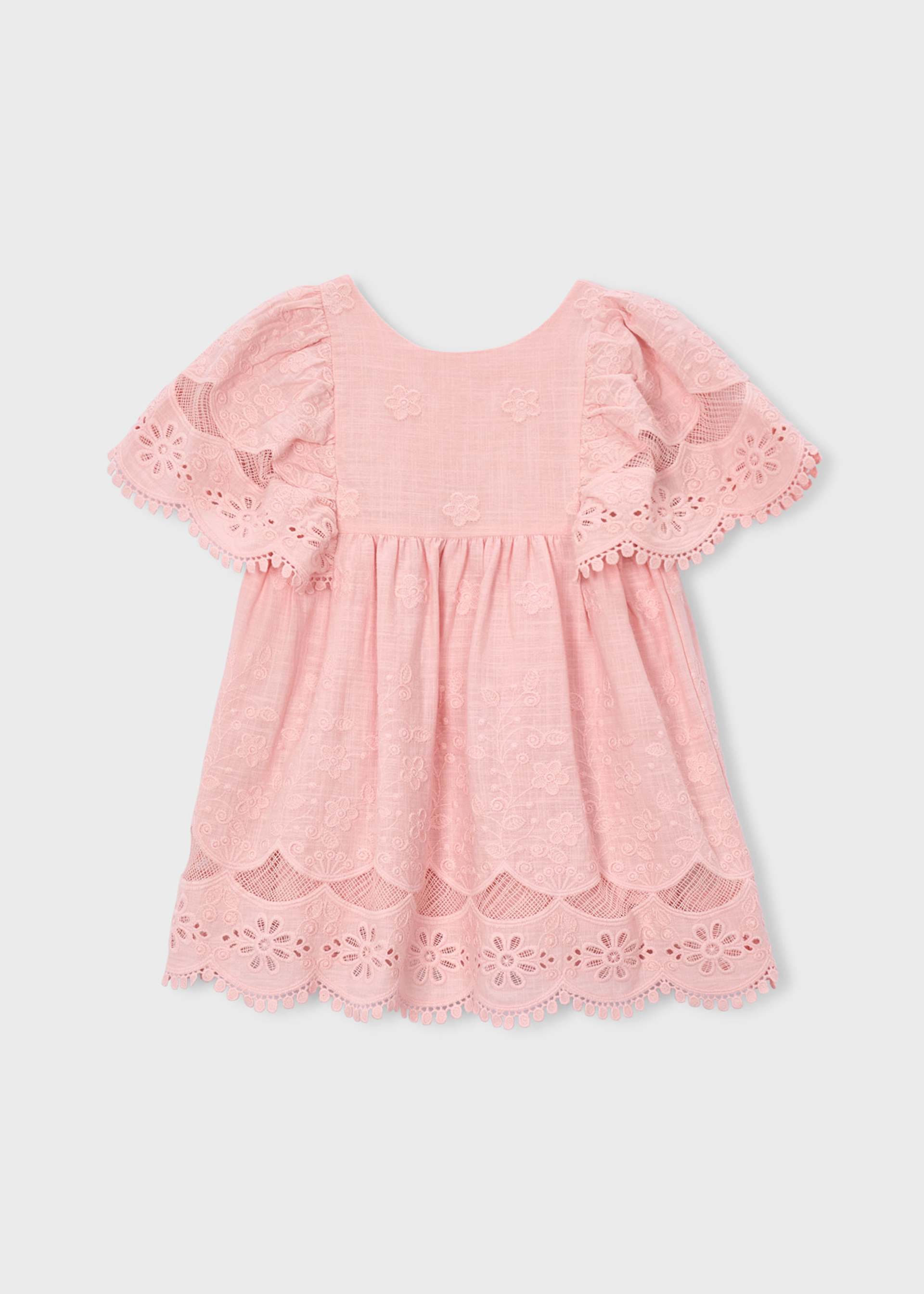 Robe cérémonie brodée fille