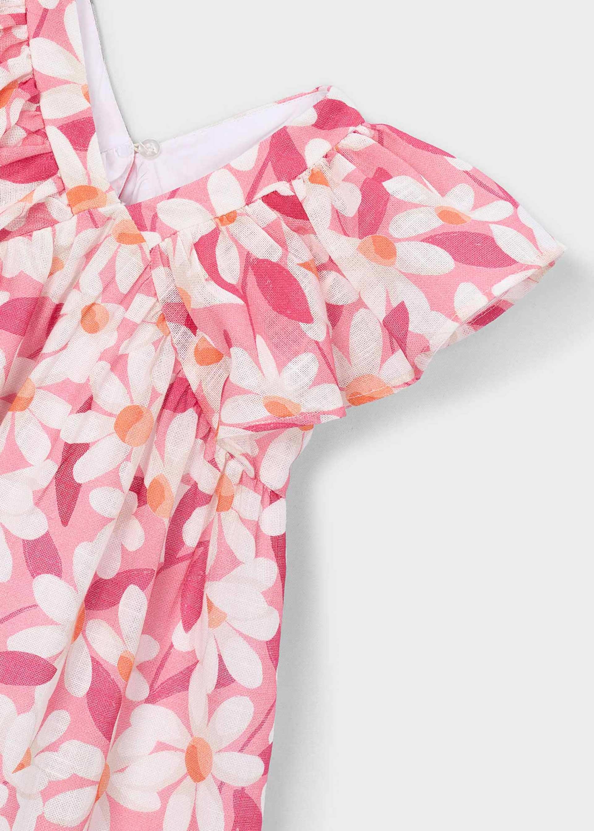 Elegantes Kleid Blumenmuster Mädchen