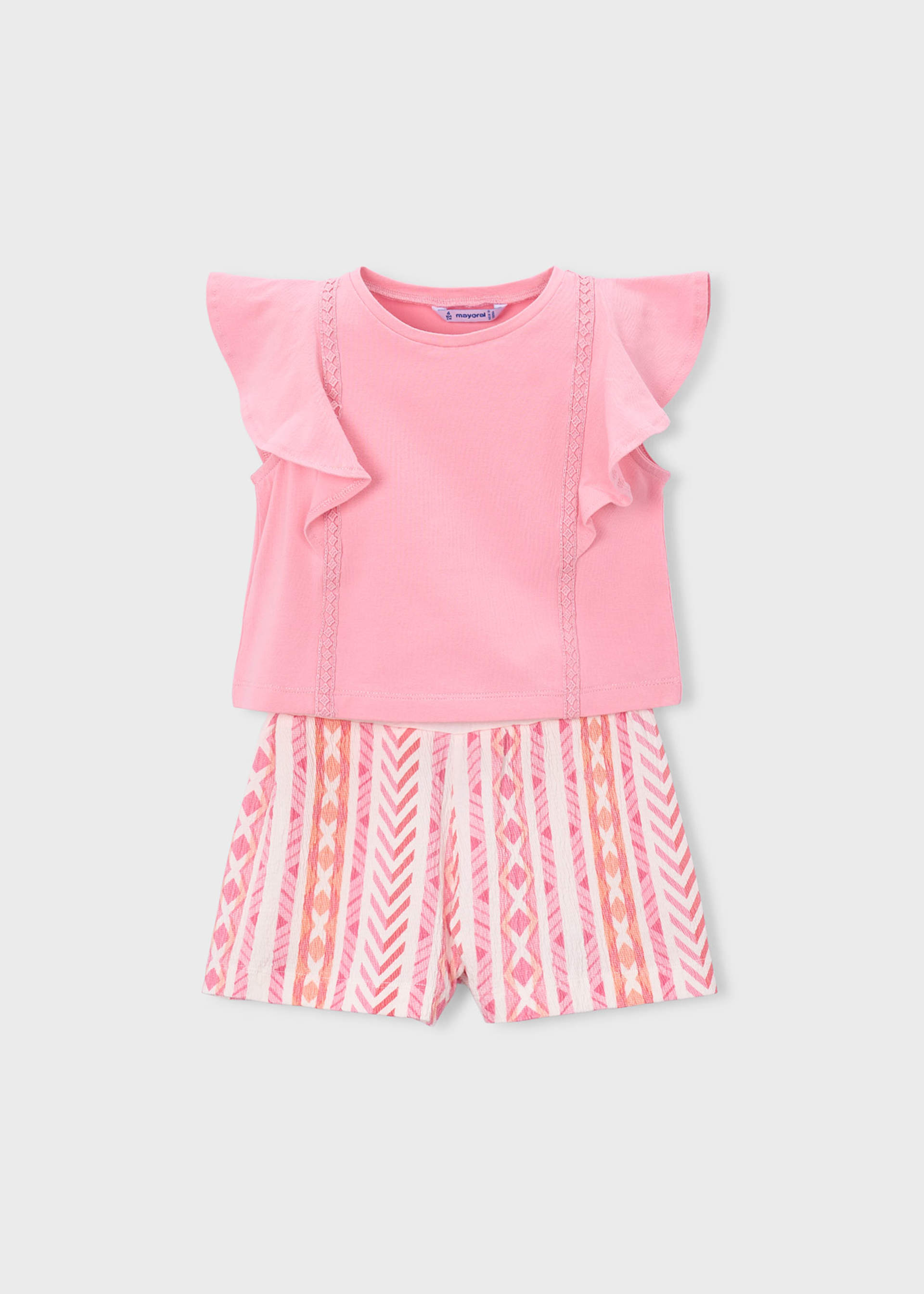 Conjunto short y playera niña