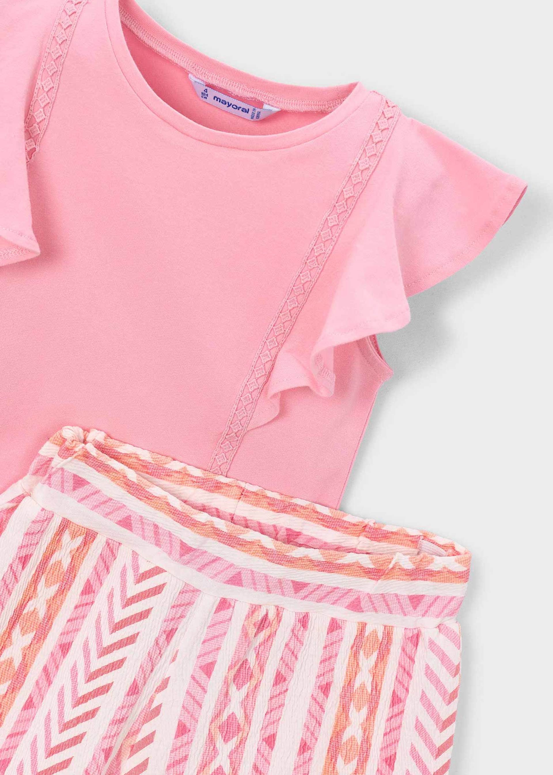 Conjunto short y playera niña