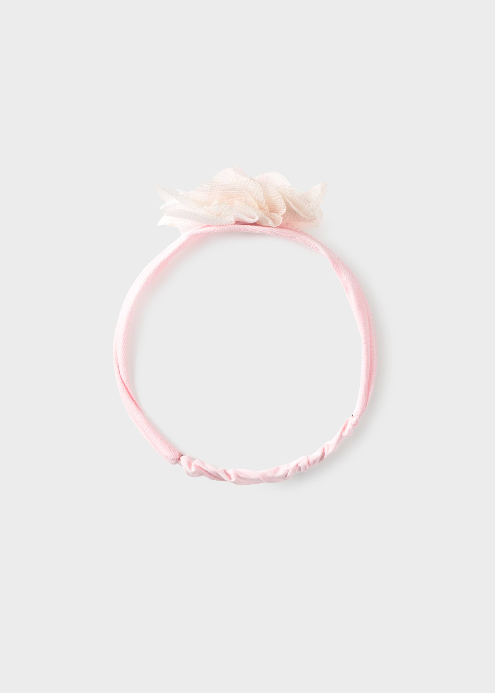 Diadema floral ceremonia recién nacida