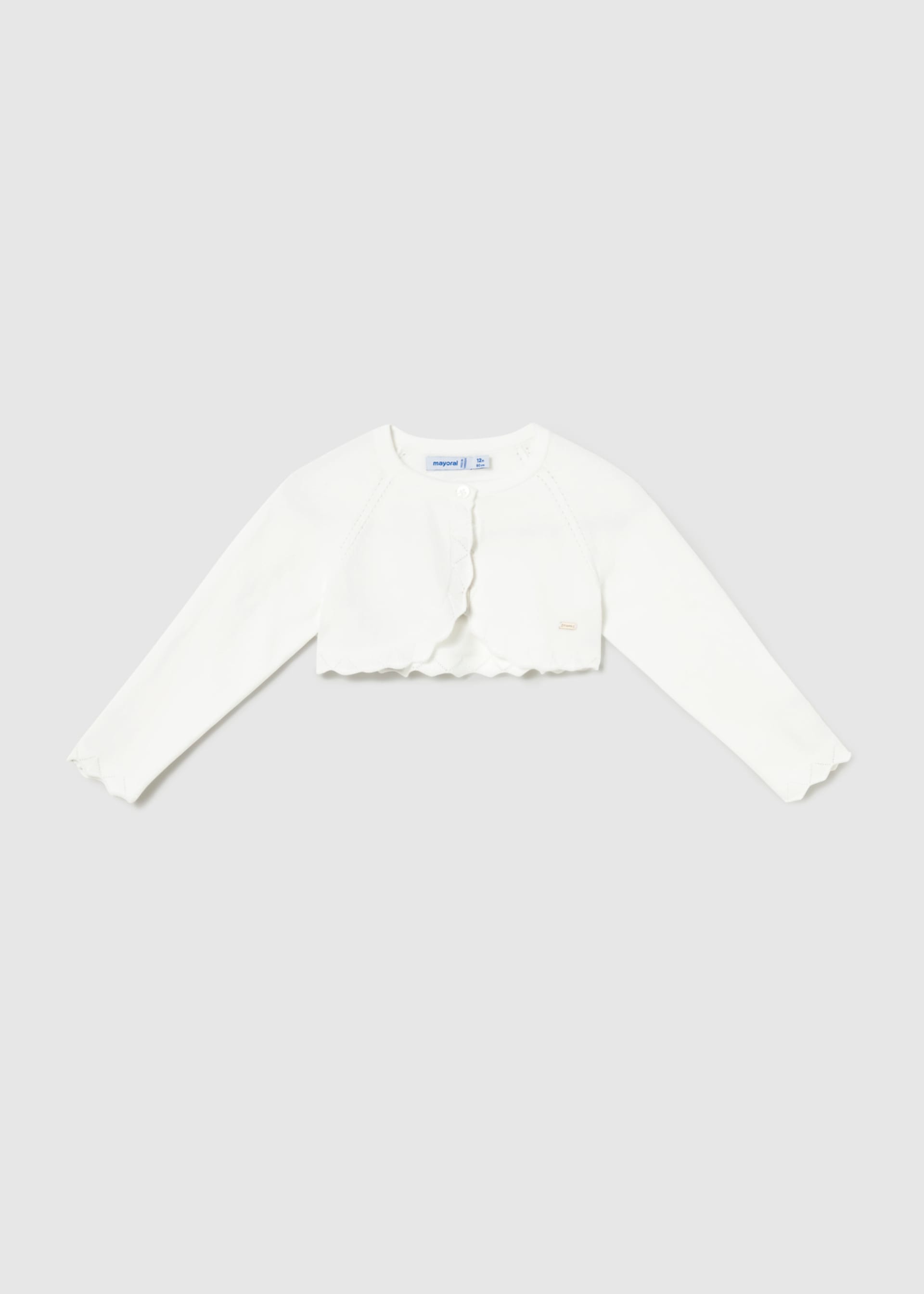 Cardigan boléro tricot basique bébé