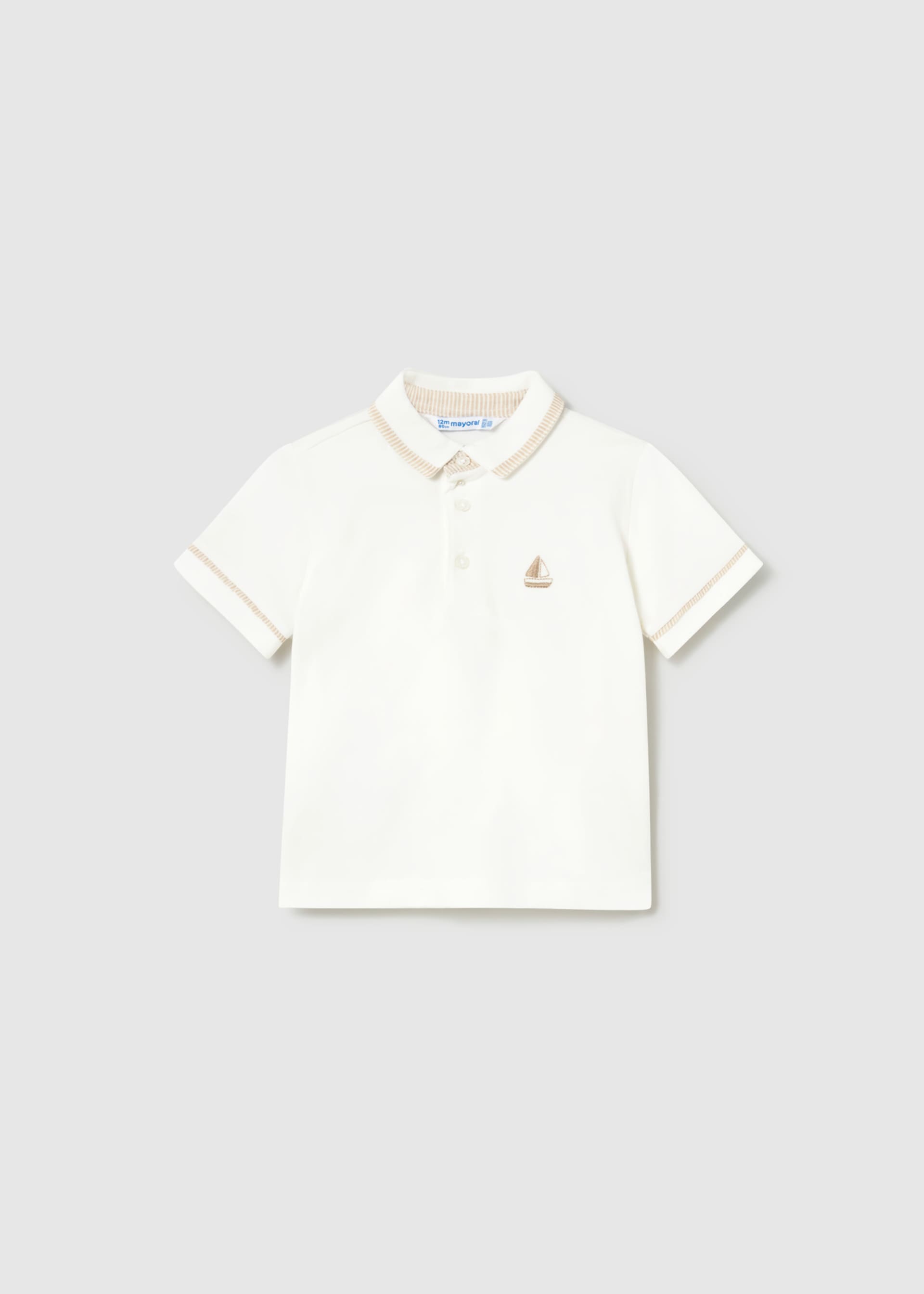 Poloshirt Kontraste Schiff Baby