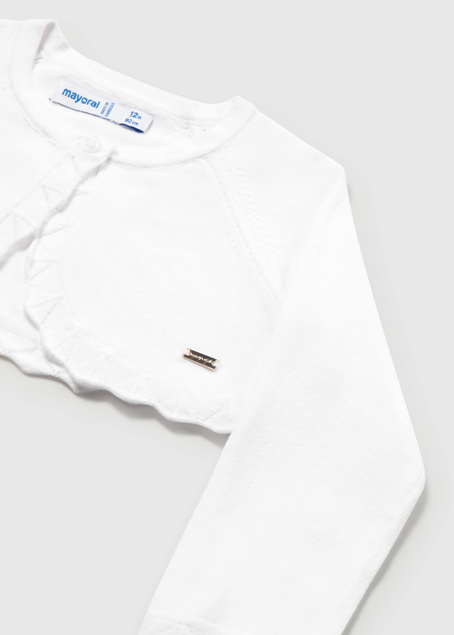 Torera bolero básica tricot bebé