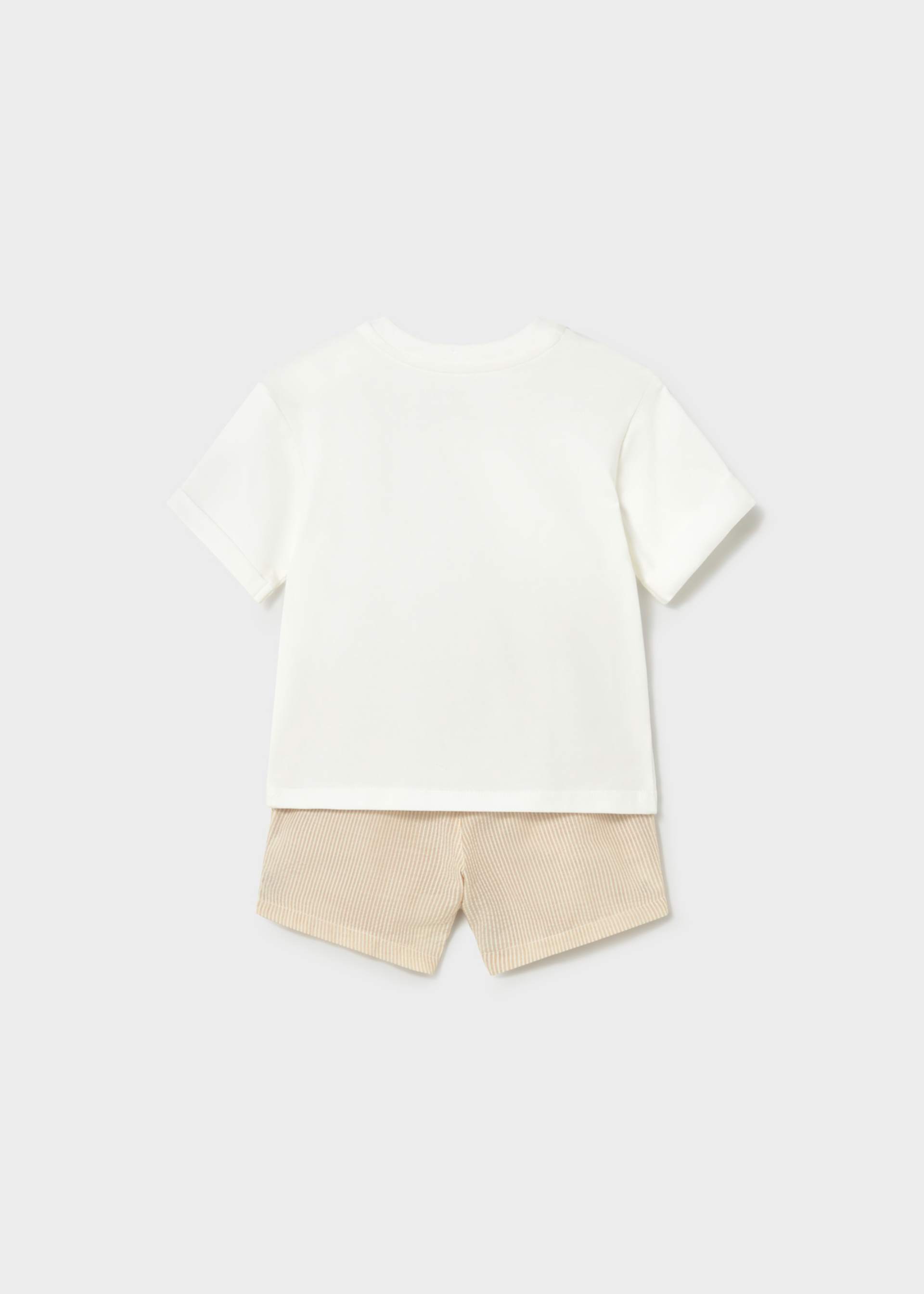Conjunto bermuda y camiseta bebé