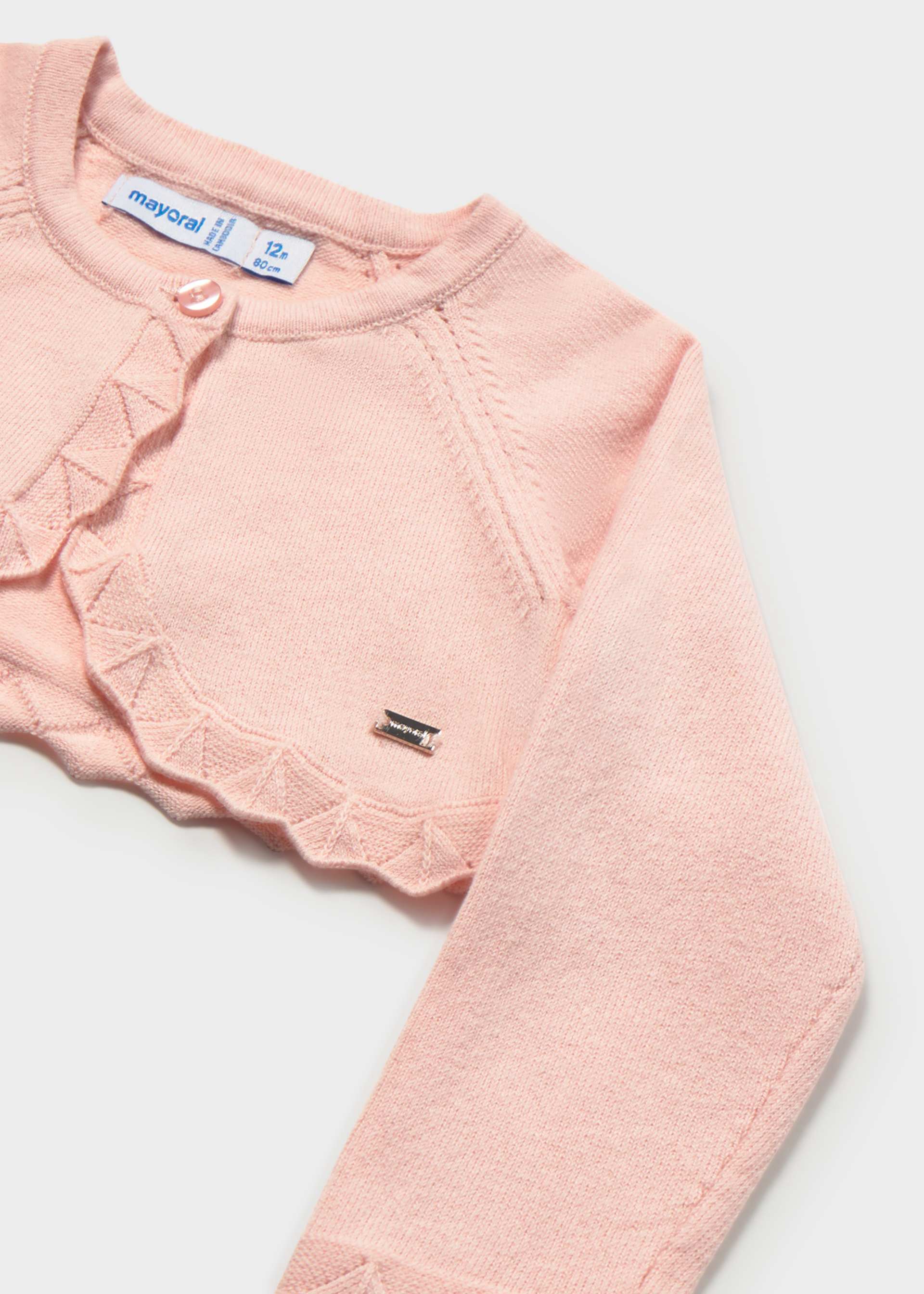 Cardigan boléro tricot basique bébé