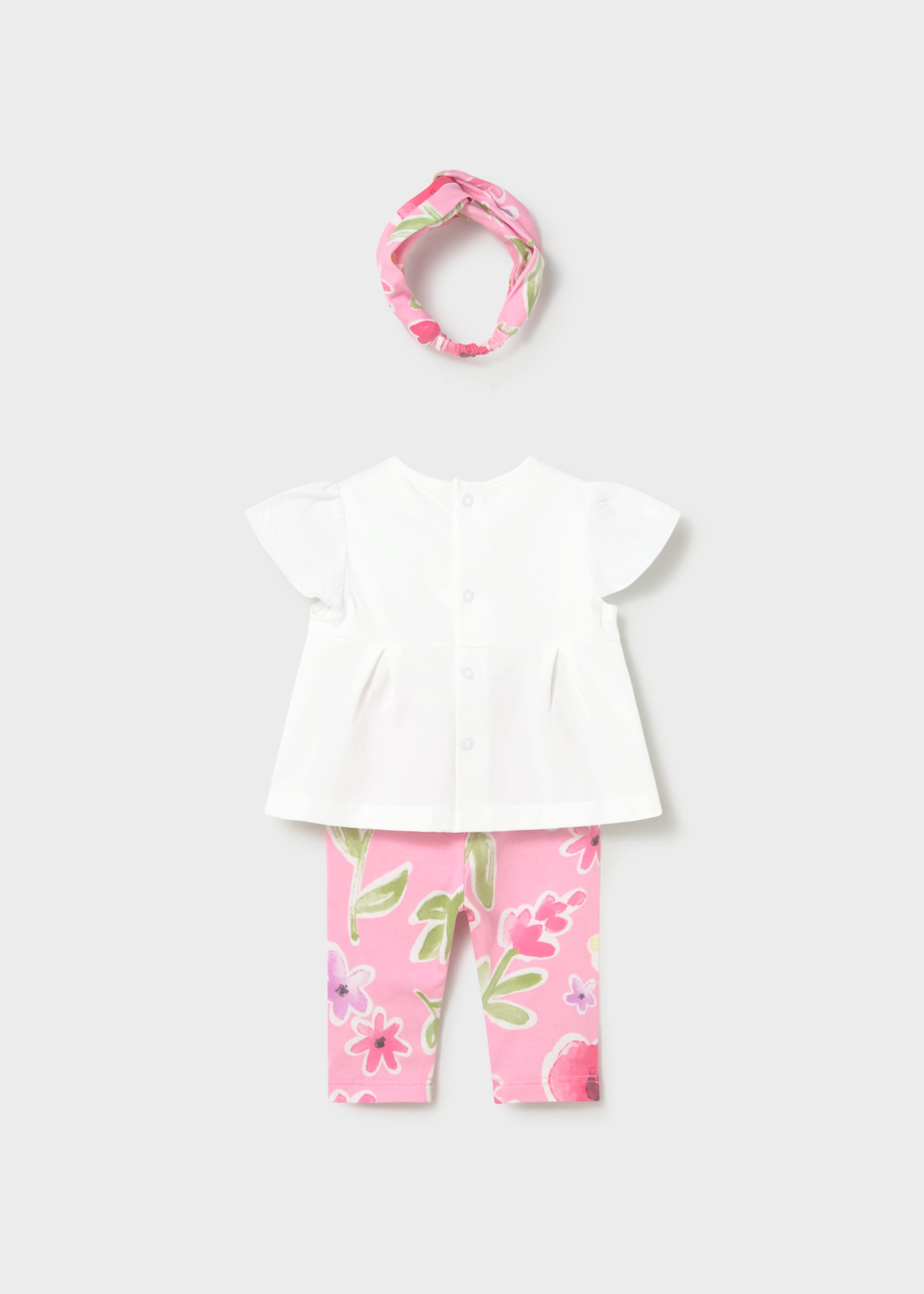 Newborn print leggings set