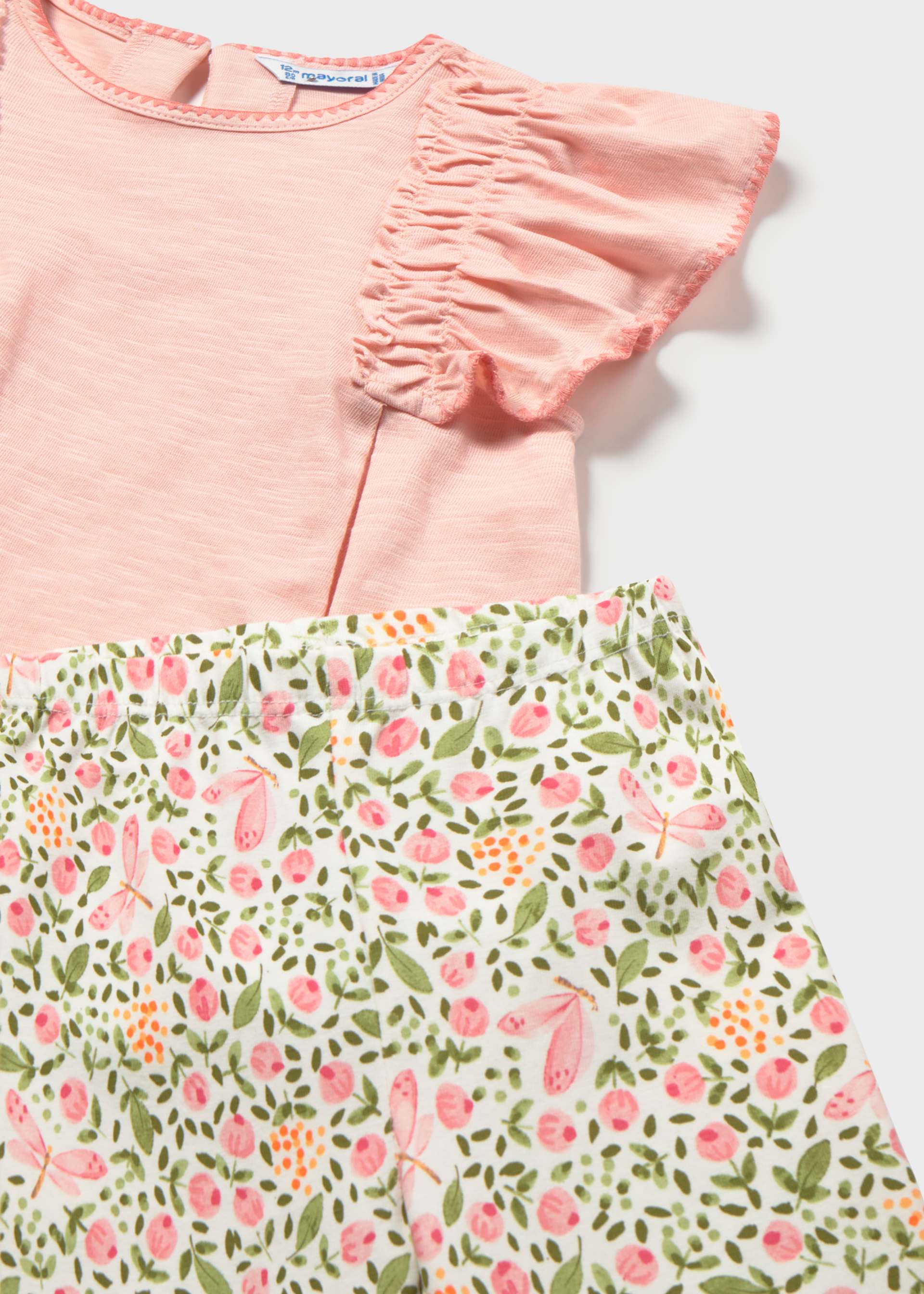 Ensemble leggings imprimés et t-shirt bébé