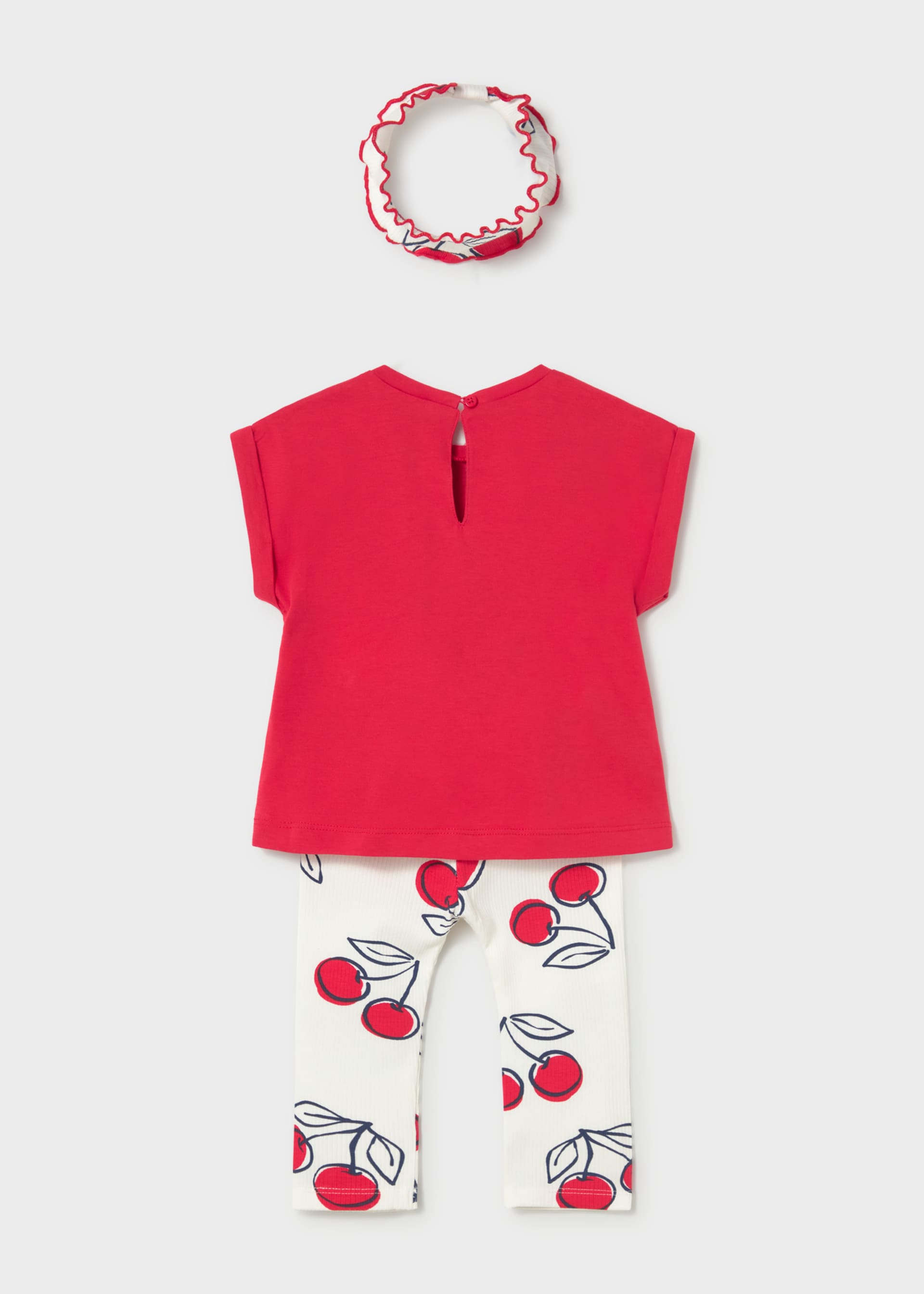 Ensemble 3 pièces avec serre-tête bébé