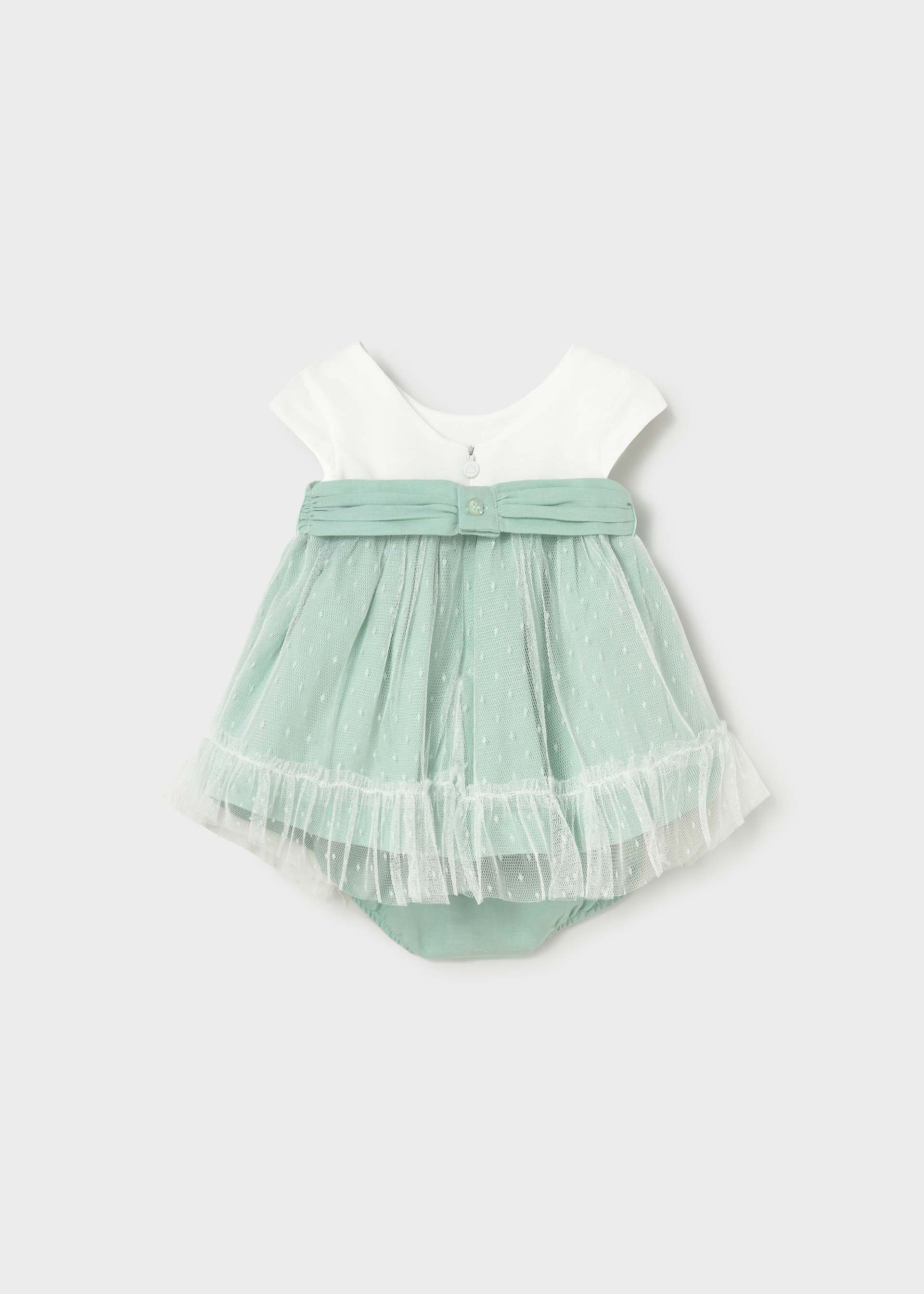 Newborn Girl Dress with Bloomers