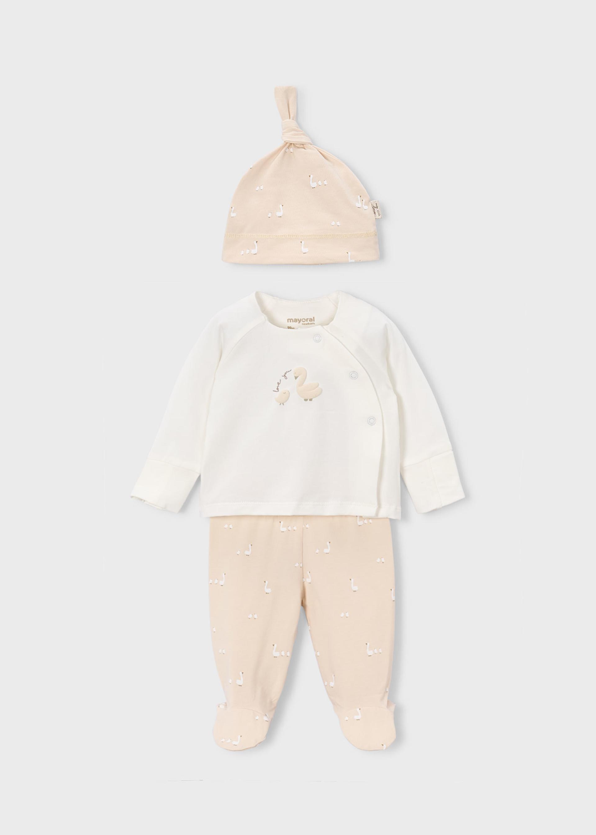 Leg warmer set with hat