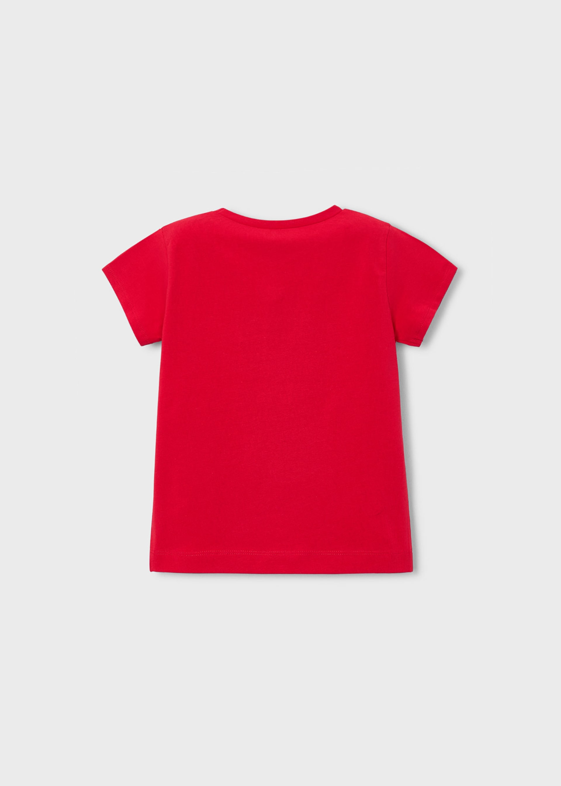 Girls basic flower t-shirt