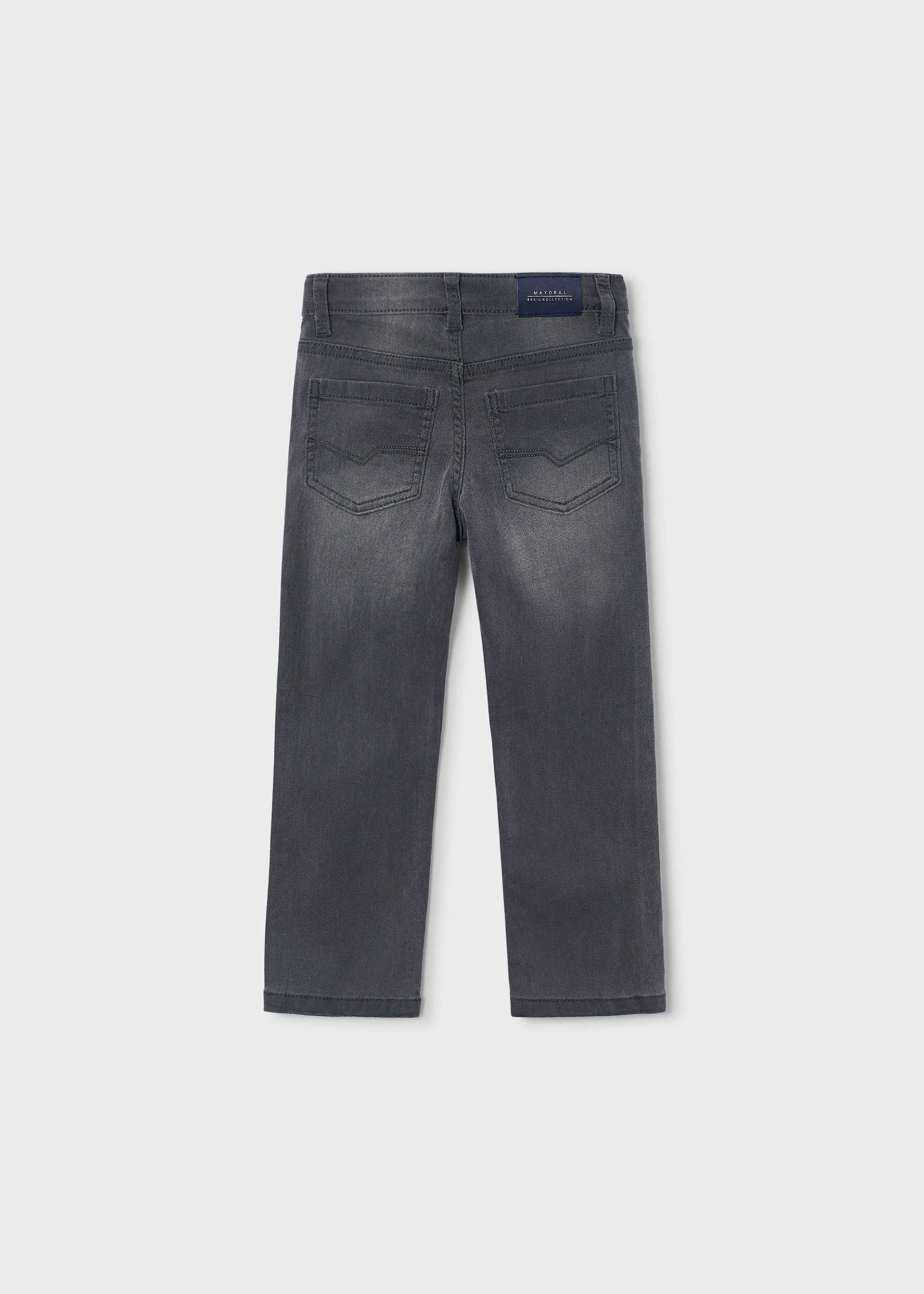 Pantaloni denim stramti basic baiat