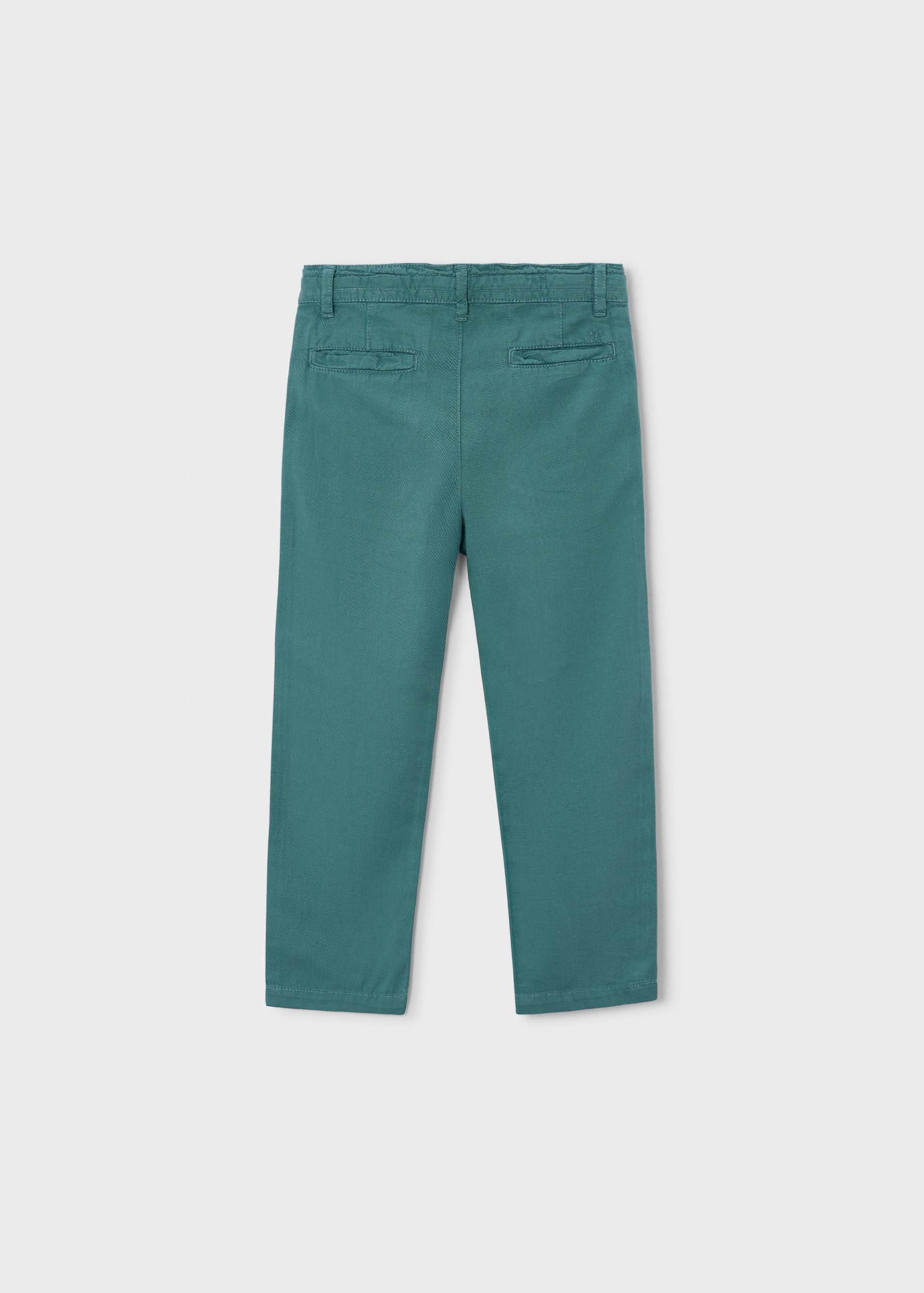 Pantalon chino relaxed avec lin garçon