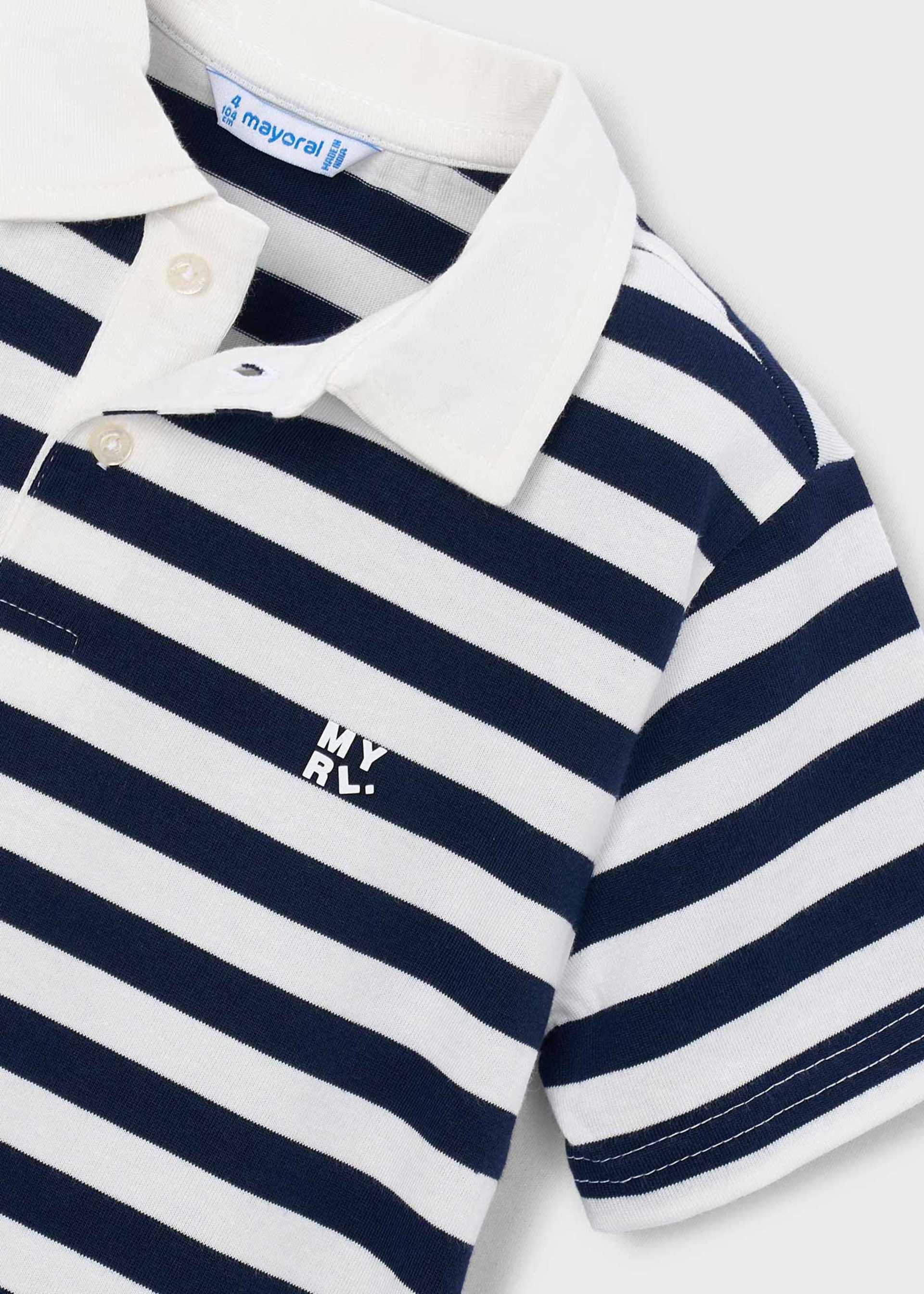 Polo rayas niño