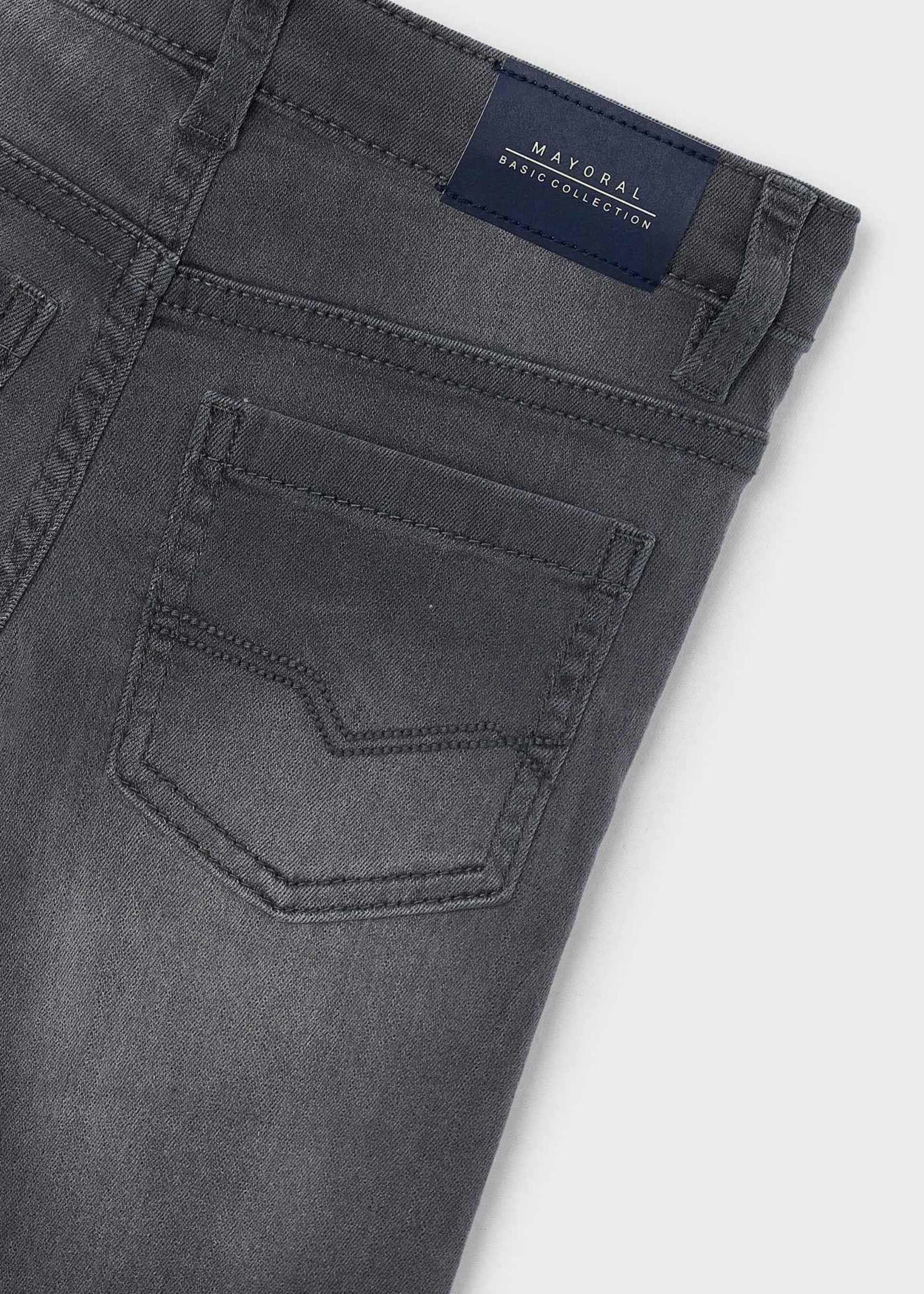 Pantaloni denim stramti basic baiat