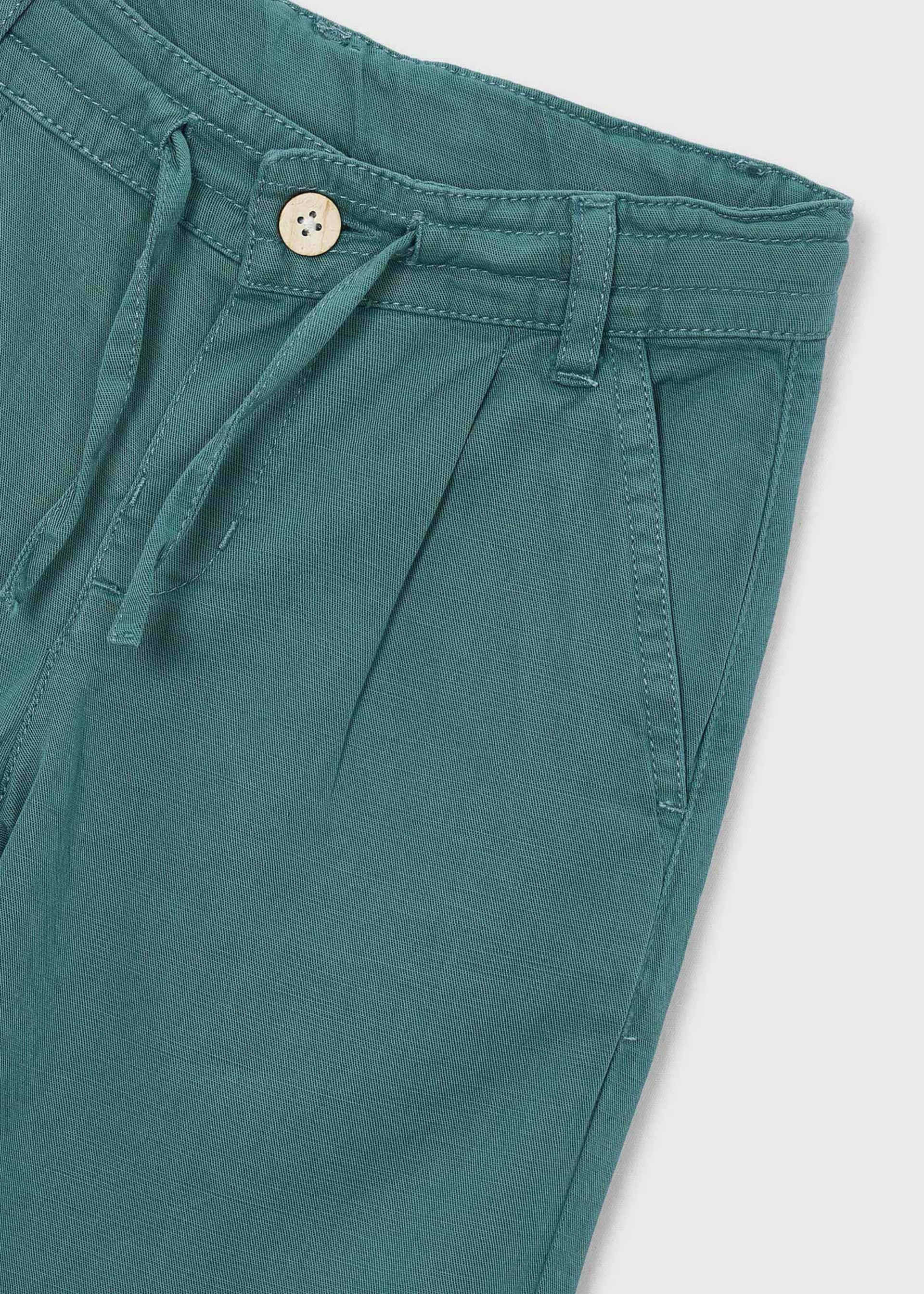 Pantalon chino relaxed avec lin garçon