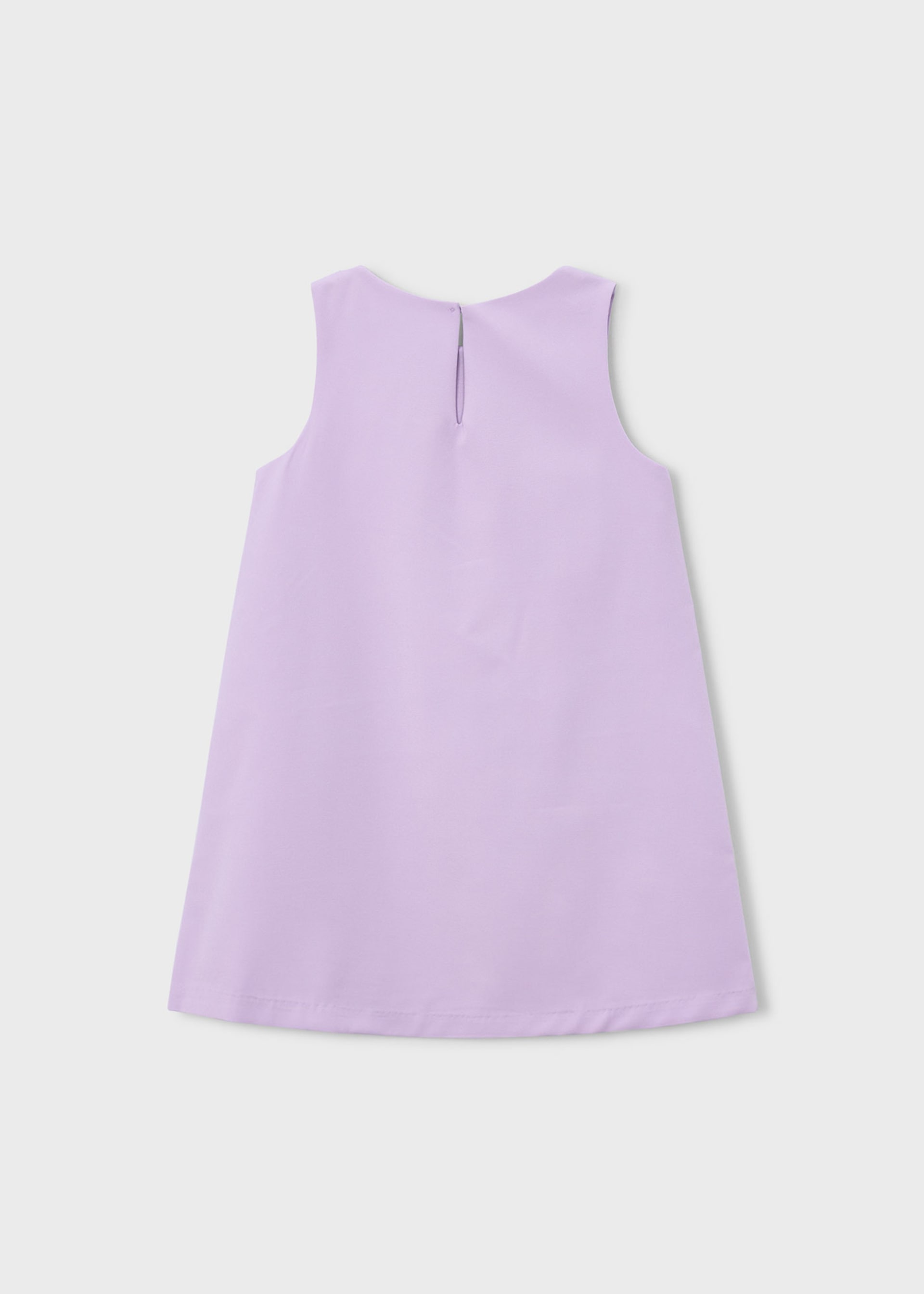 Flower applique formal dress girl