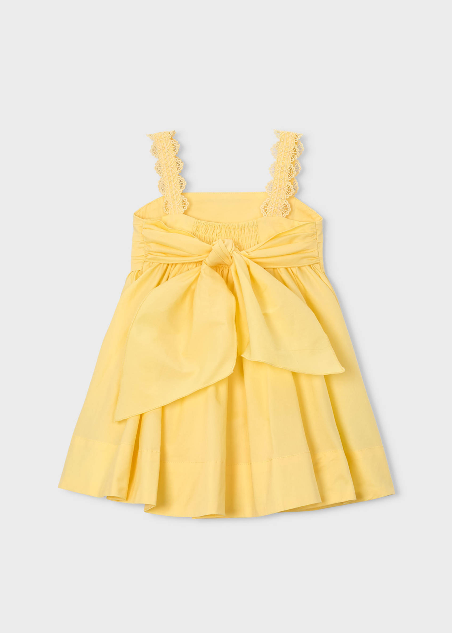 Vestito cerimonia satinato bambina