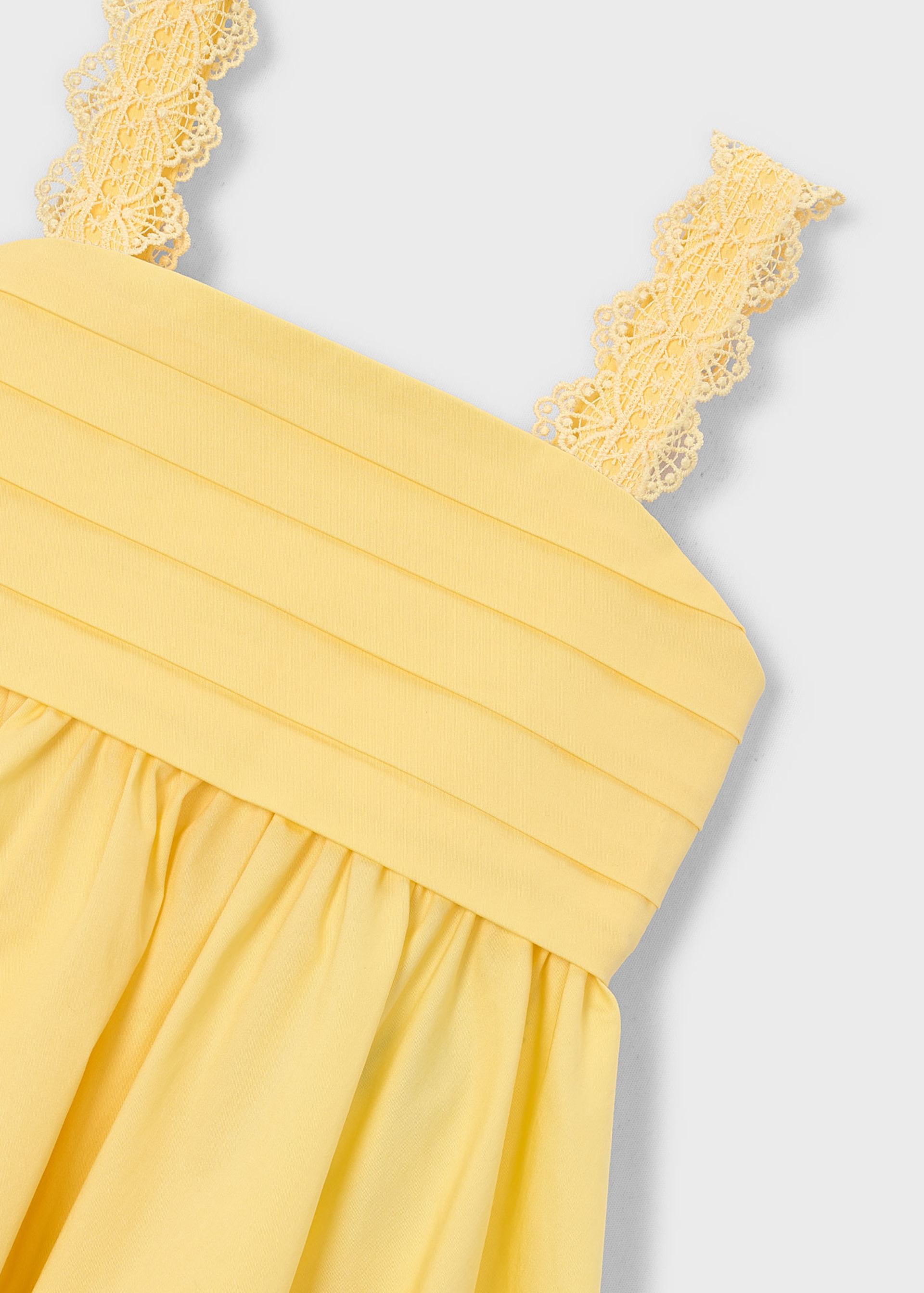 Vestito cerimonia satinato bambina