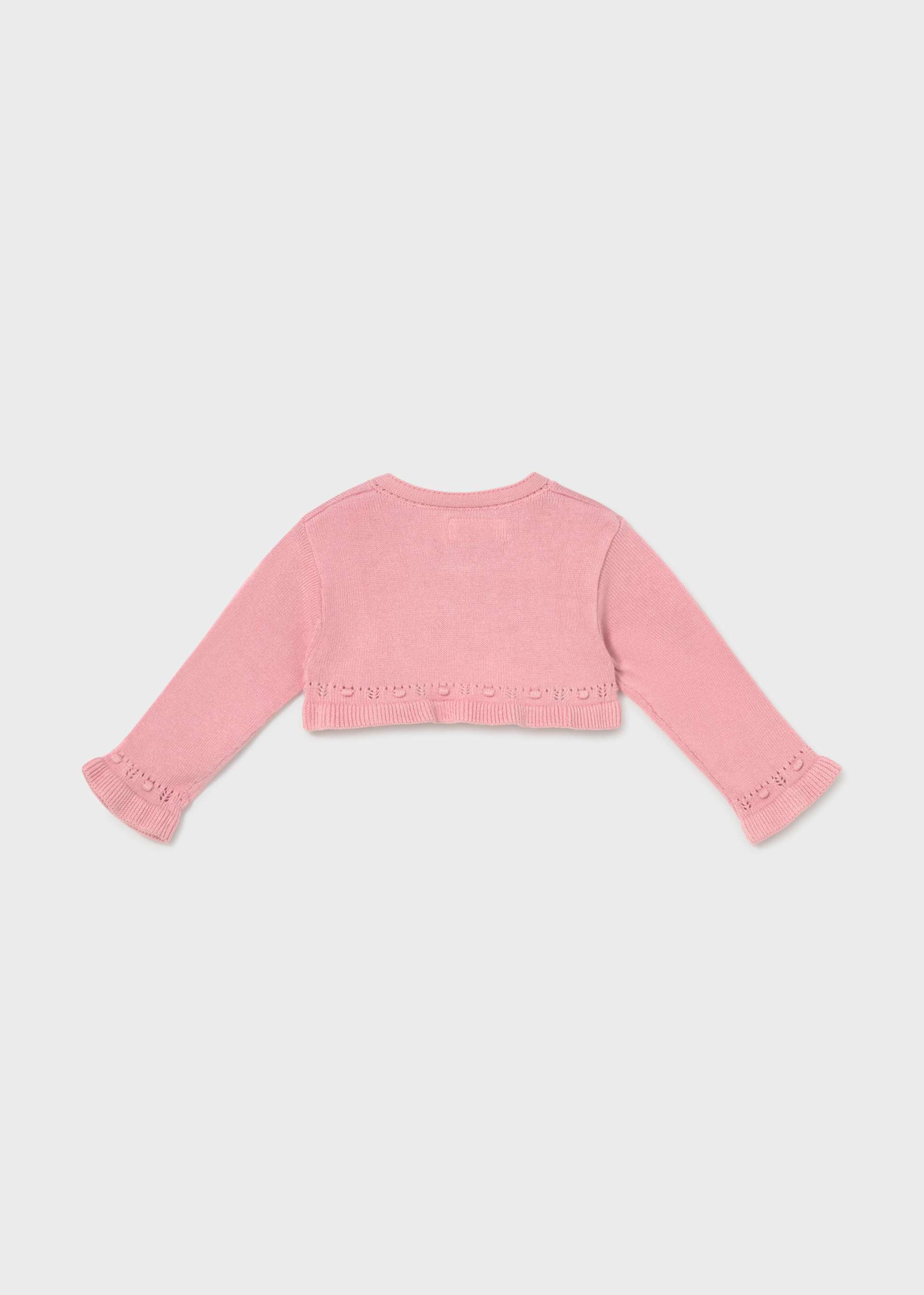 Rebeca tricot básica recién nacida