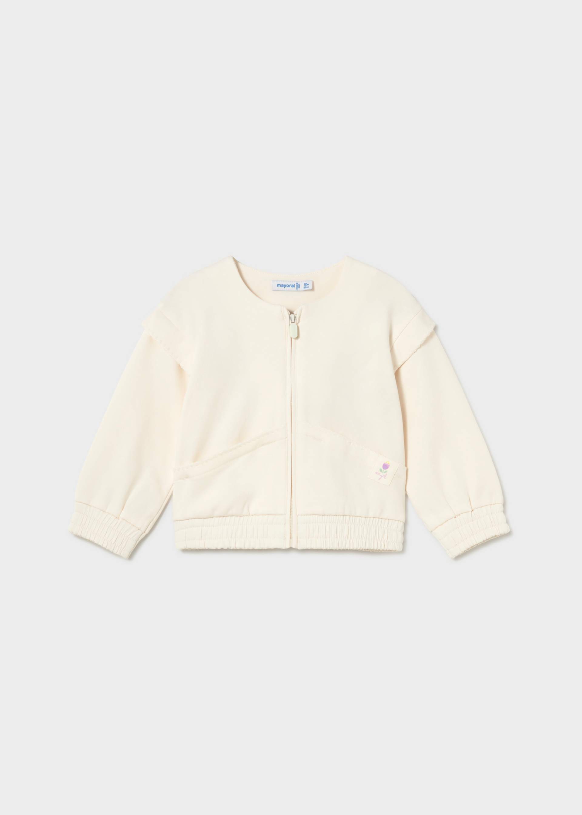 Sudadera con cremallera bebé