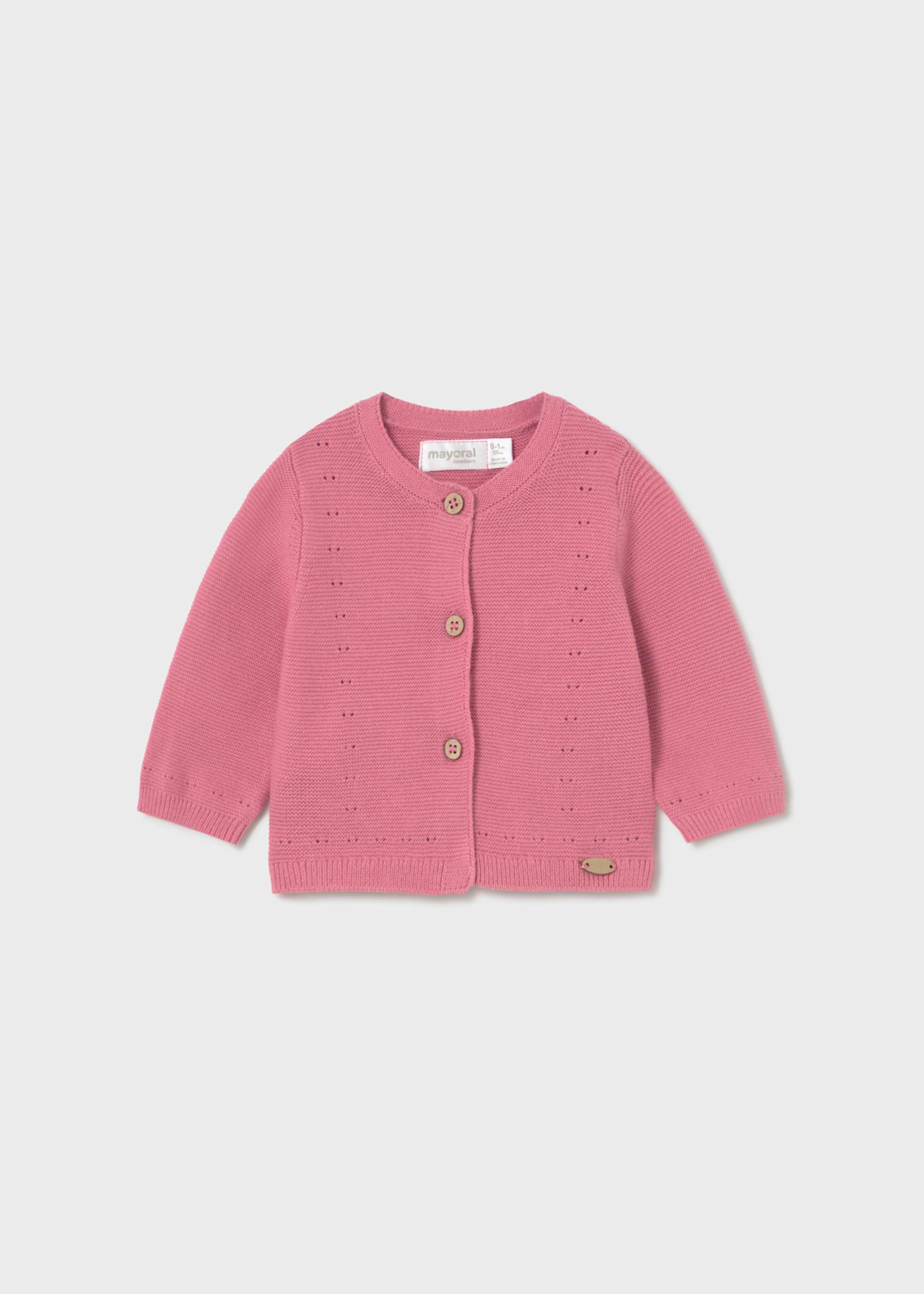Torera tricot botones recién nacida