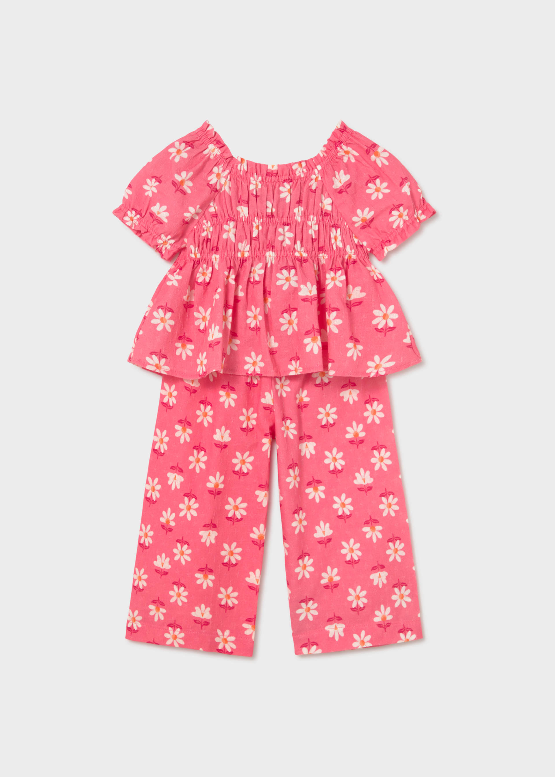 Print trousers set baby