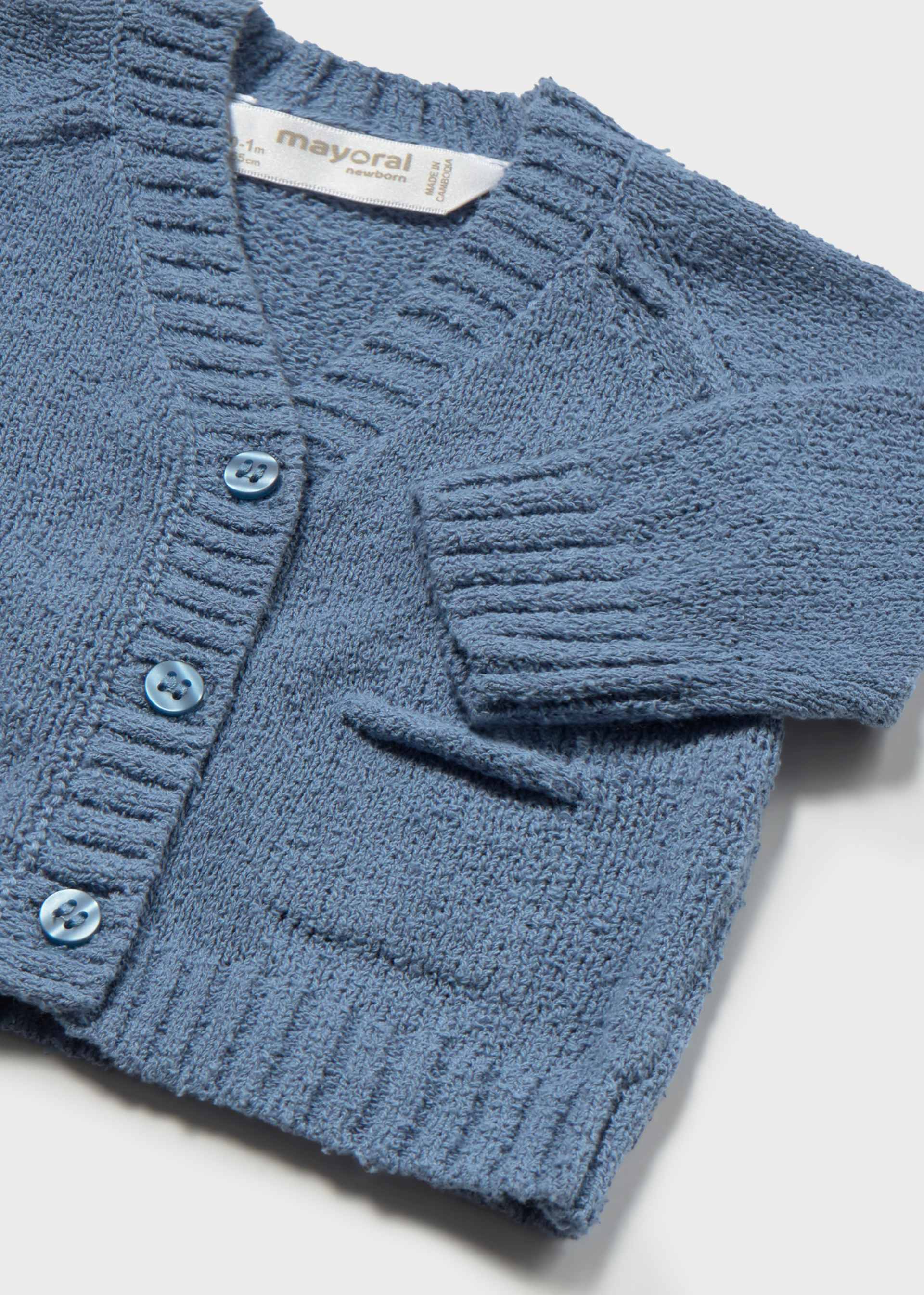 Cardigan colllo a V neonato