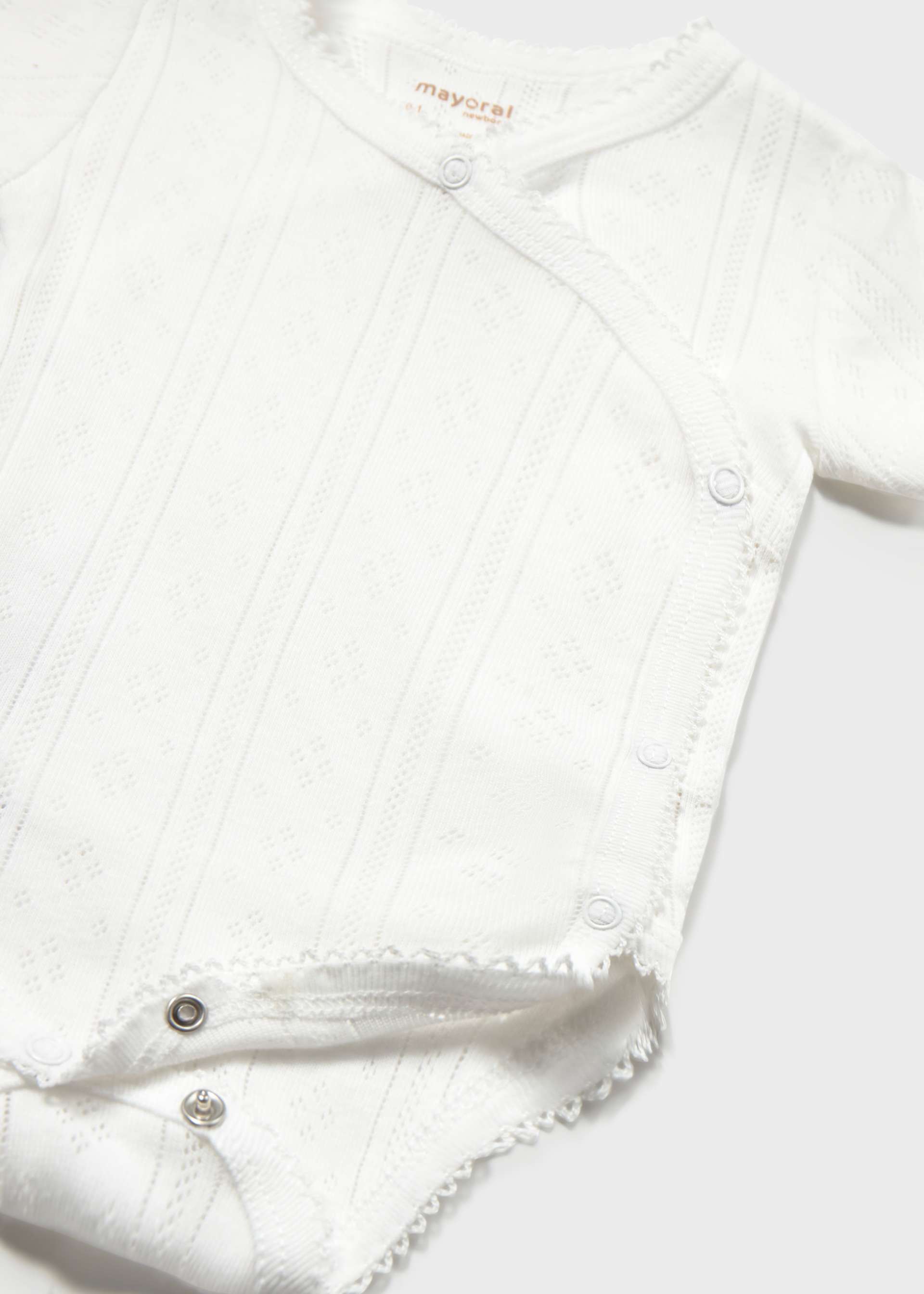 Newborn Girl Openwork Bodysuit