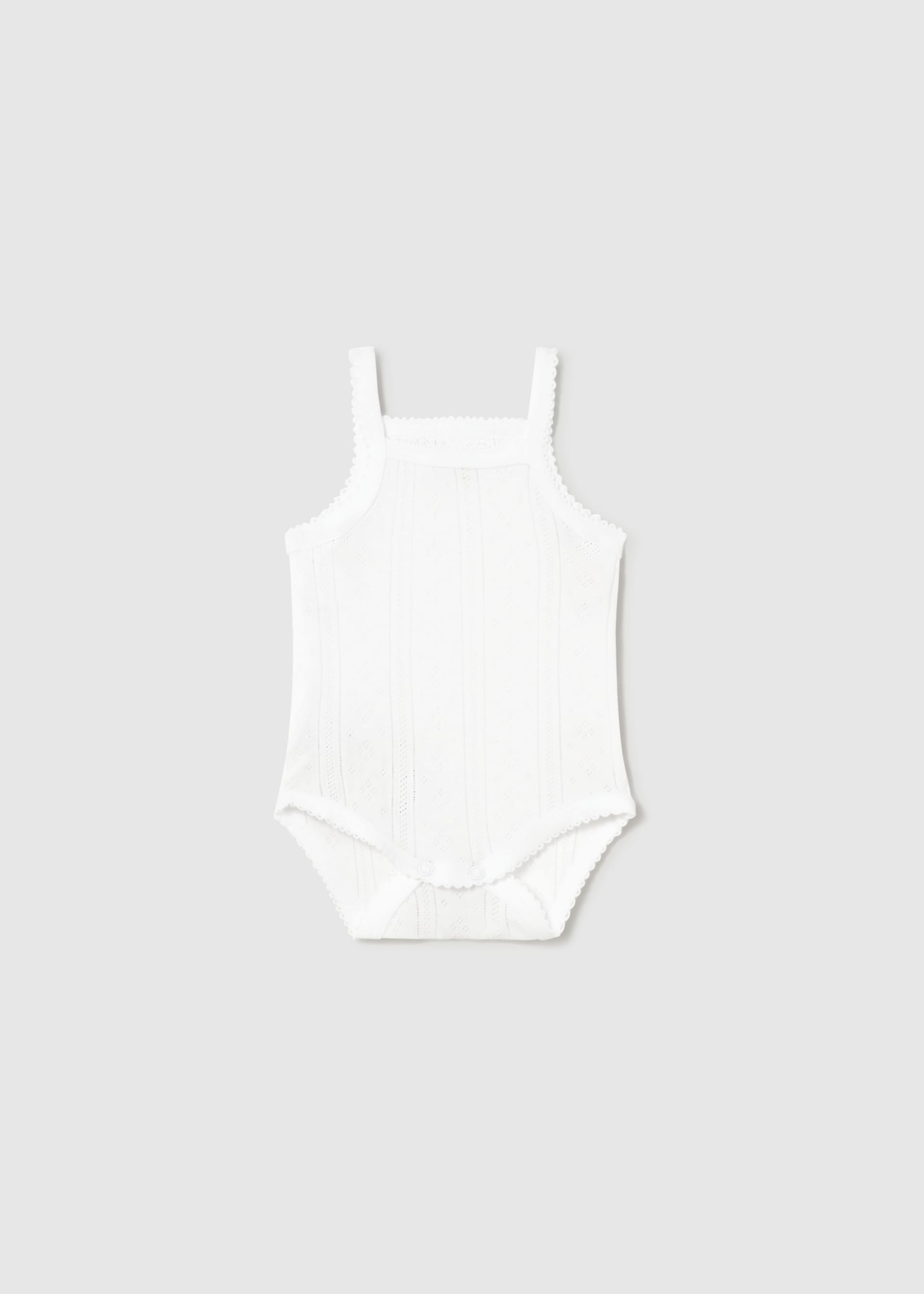 Newborn openwork bodysuit