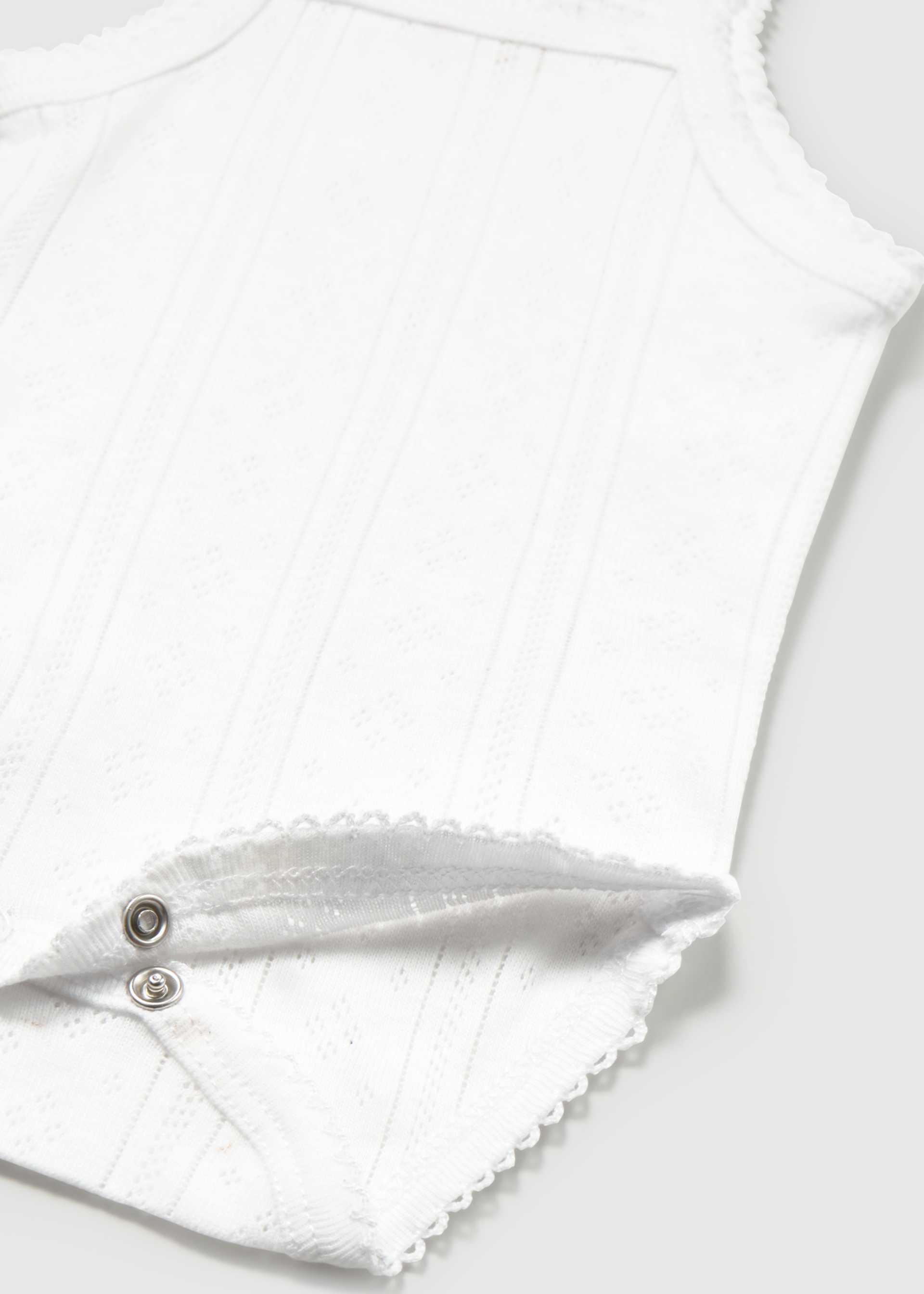 Newborn Girl Openwork Bodysuit