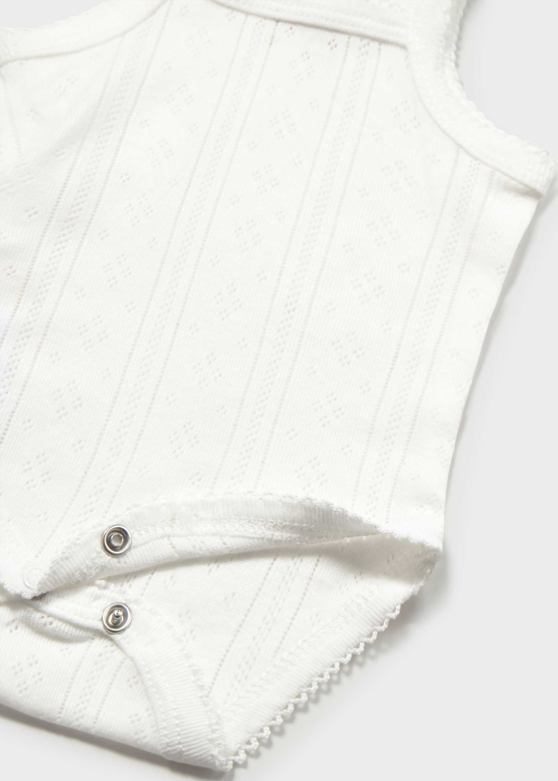 Newborn Girl Openwork Bodysuit