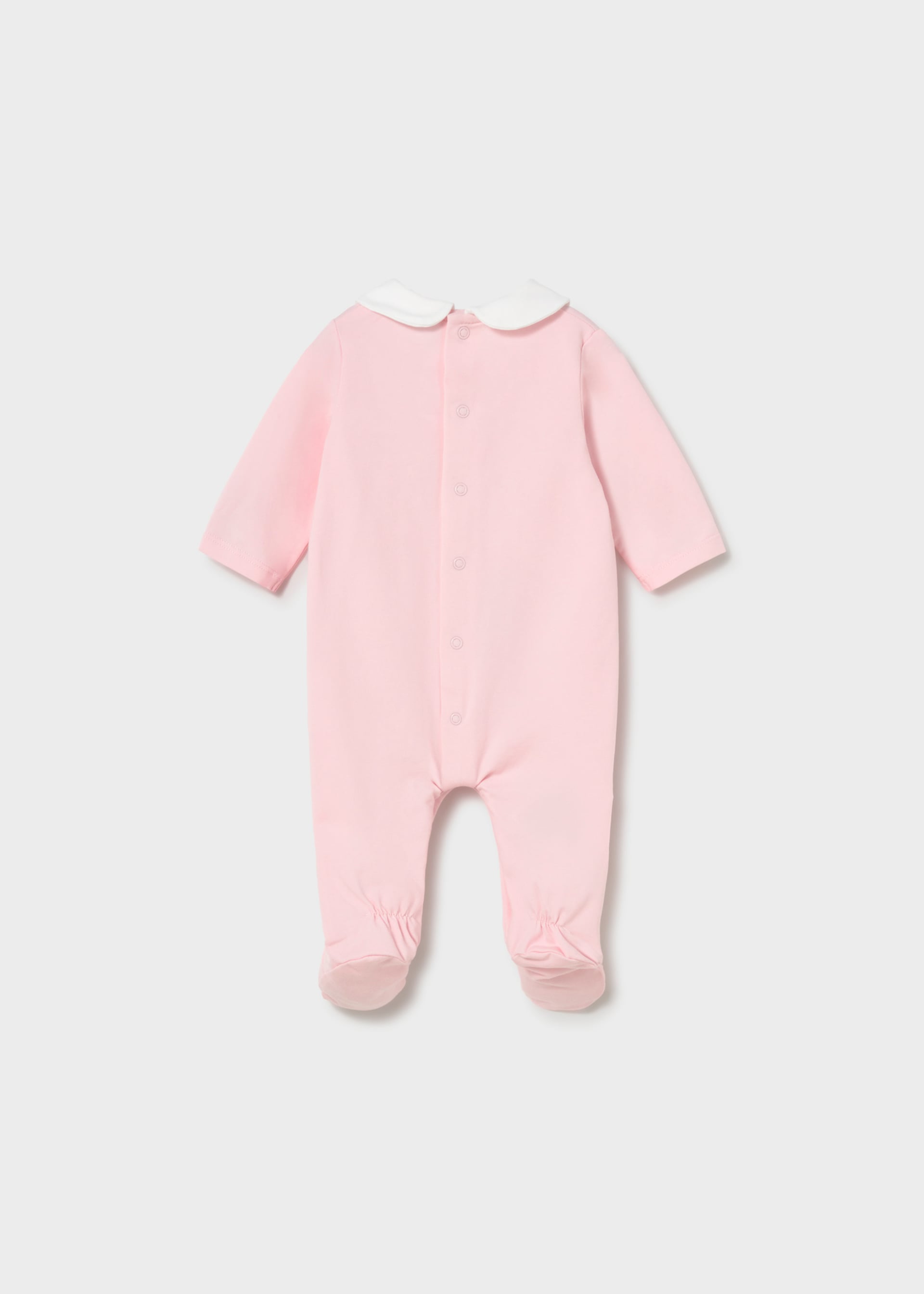 Embroidered teddy bear romper newborn