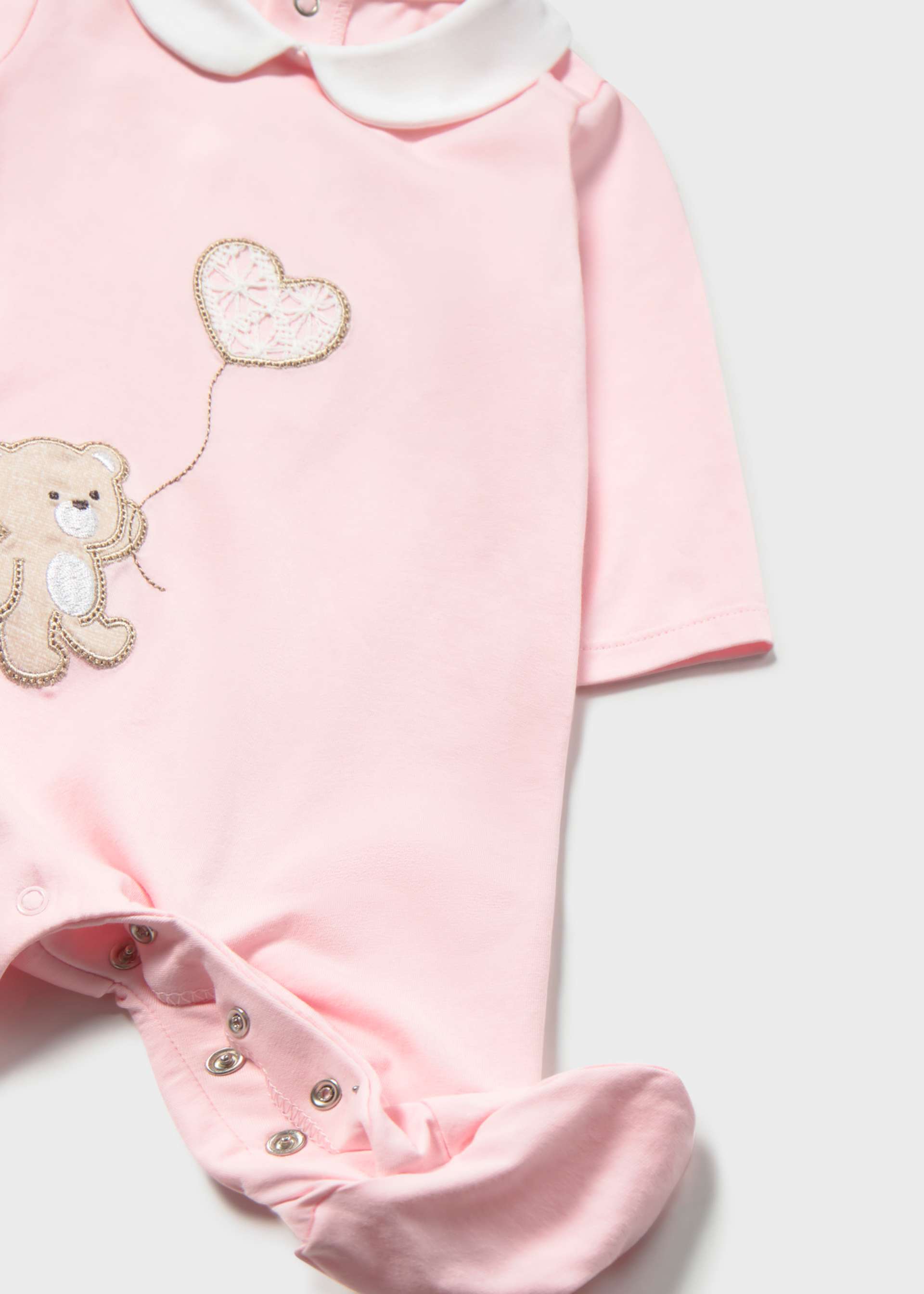 Pijama osito bordado recién nacida