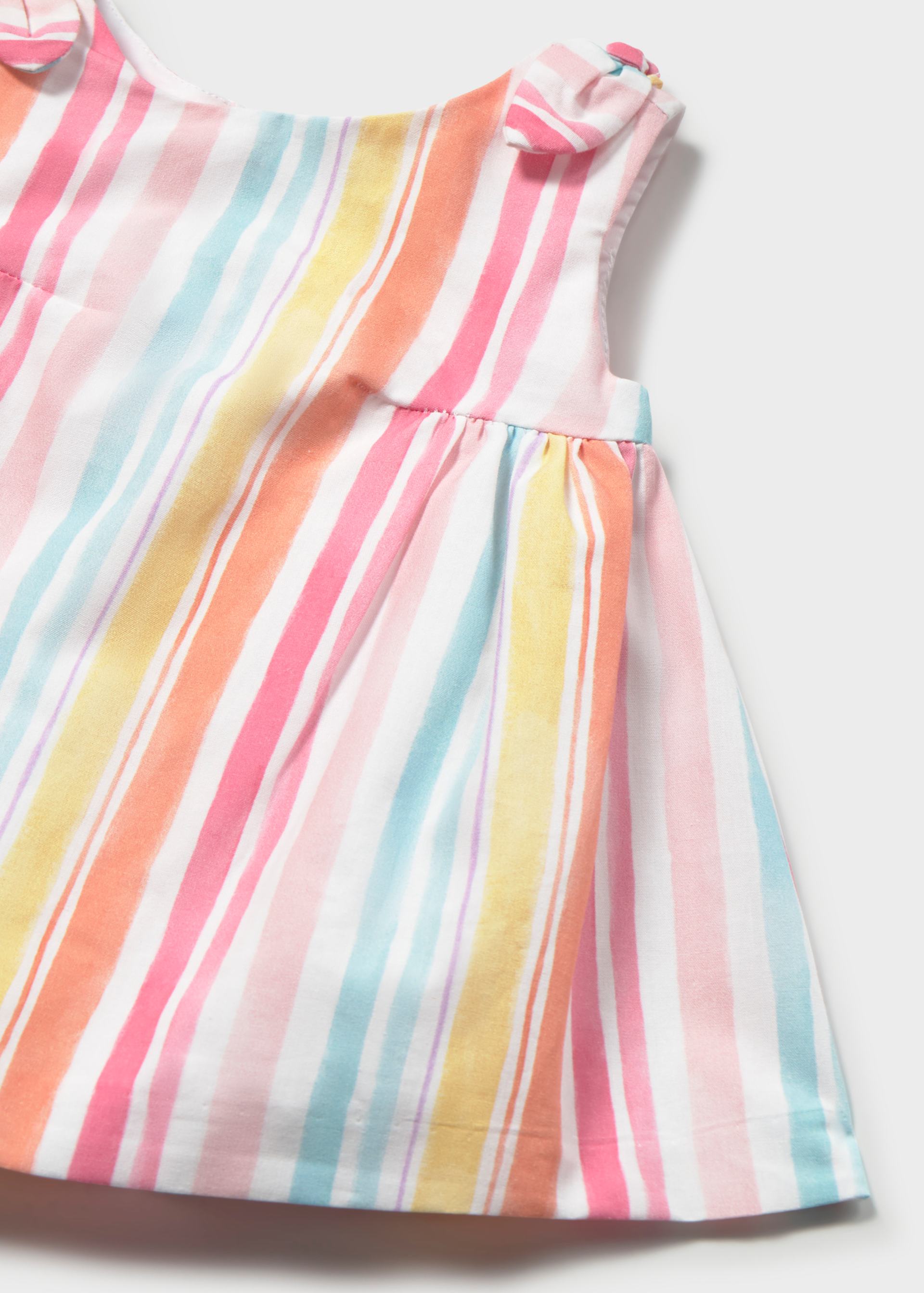 Vestido estampado recém nascida