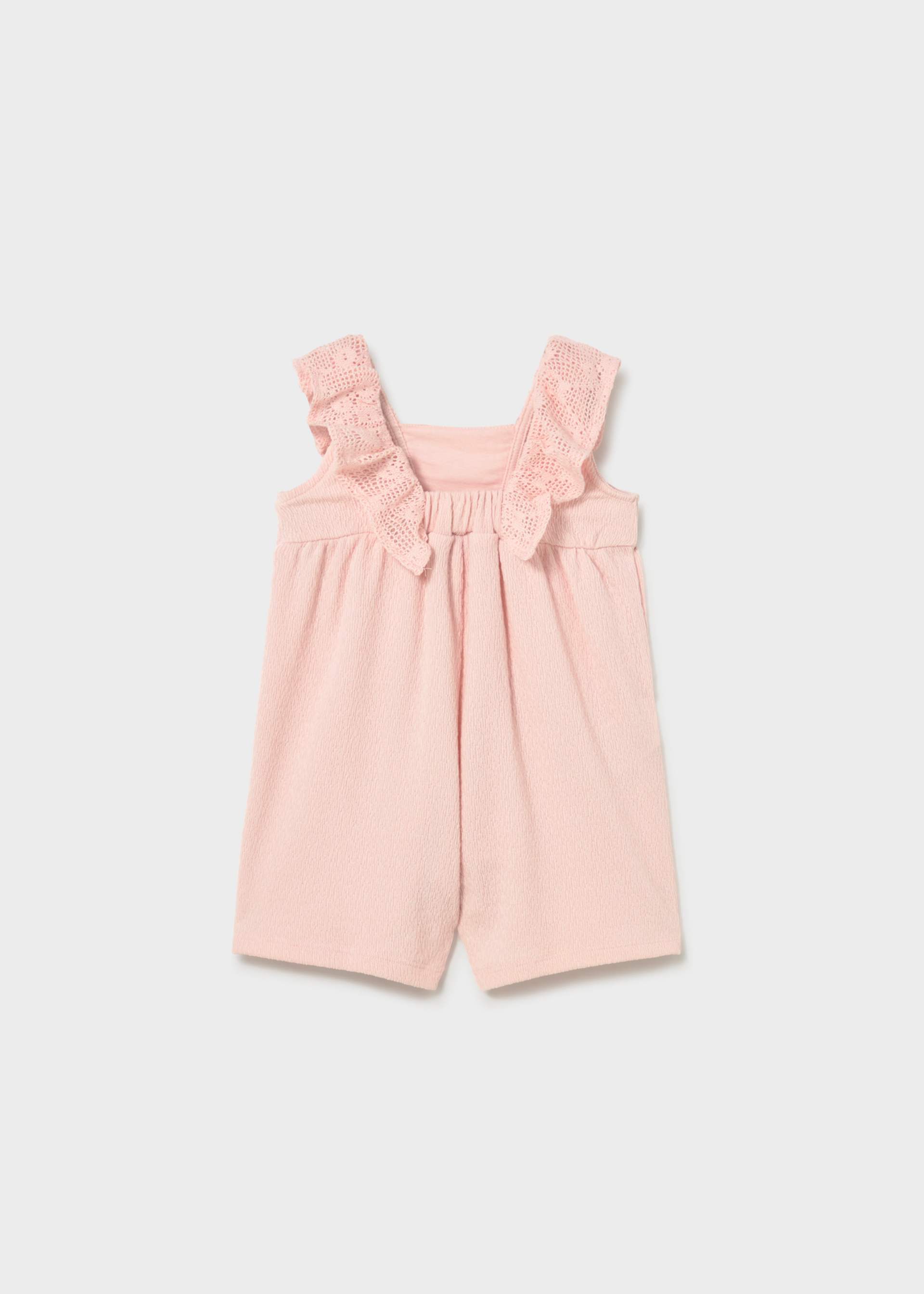 Kurzer Jumpsuit Häkeldetail Baby